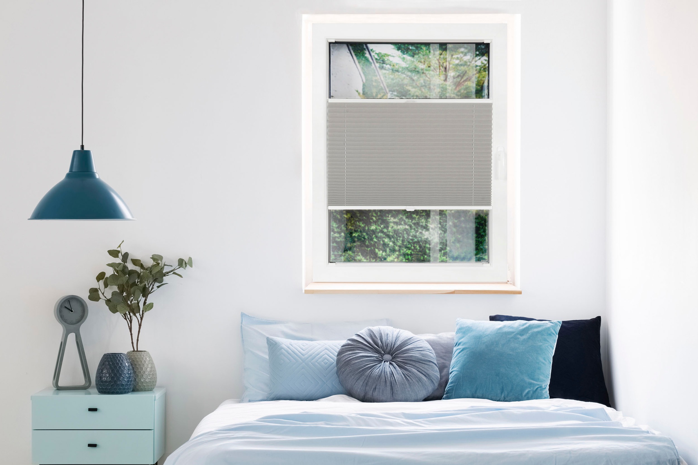 Image of mydeco Plissee »Natural Pearl«, blickdicht, mit Bohren, verspannt bei Ackermann Versand Schweiz