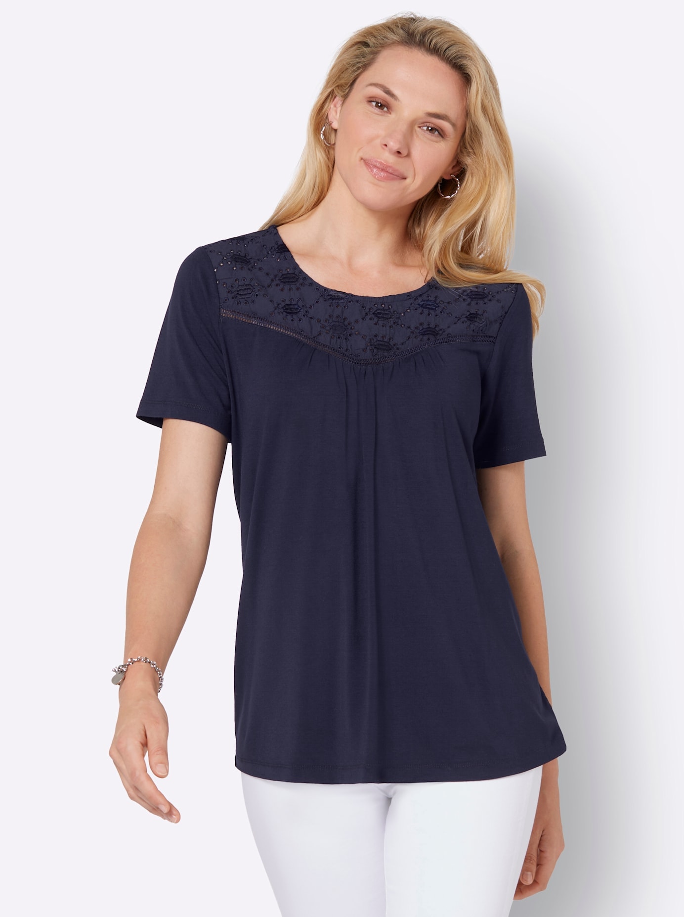 Inspirationen Shirt à col rond »Shirt« 1 cuis