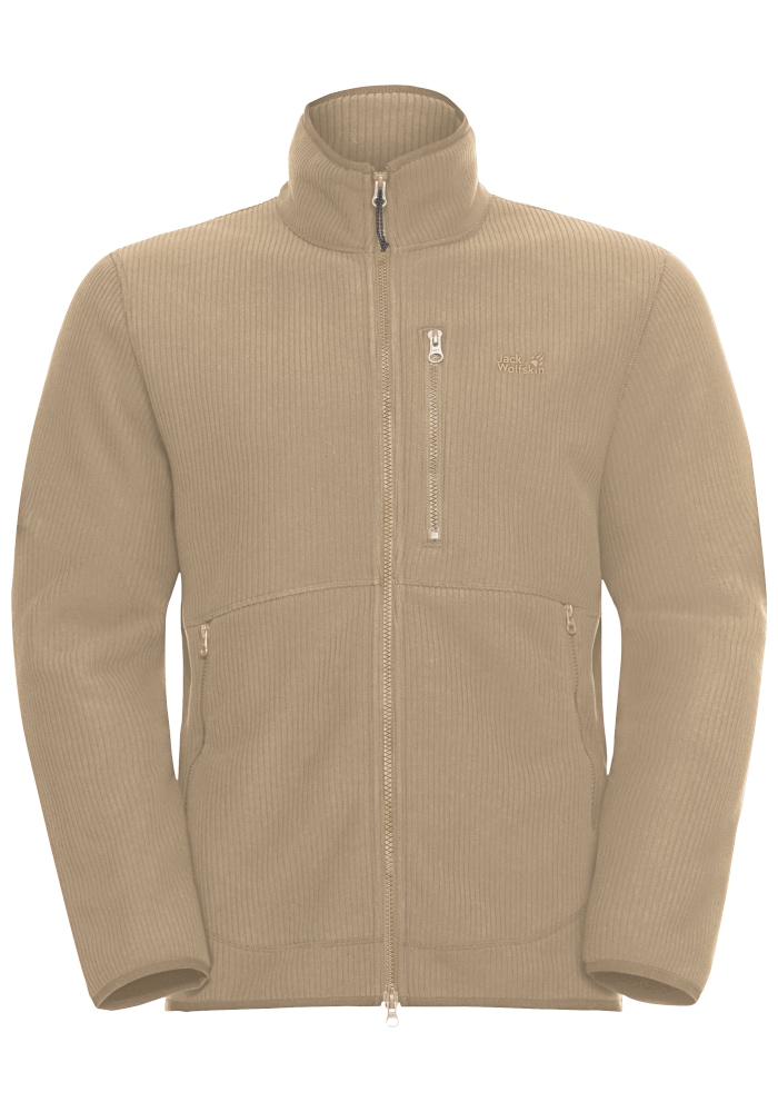 Jack Wolfskin Fleecejacke »LAKE RIDGE JKT M« mit hochschliessendem Kragen, winddicht, atmungsaktiv