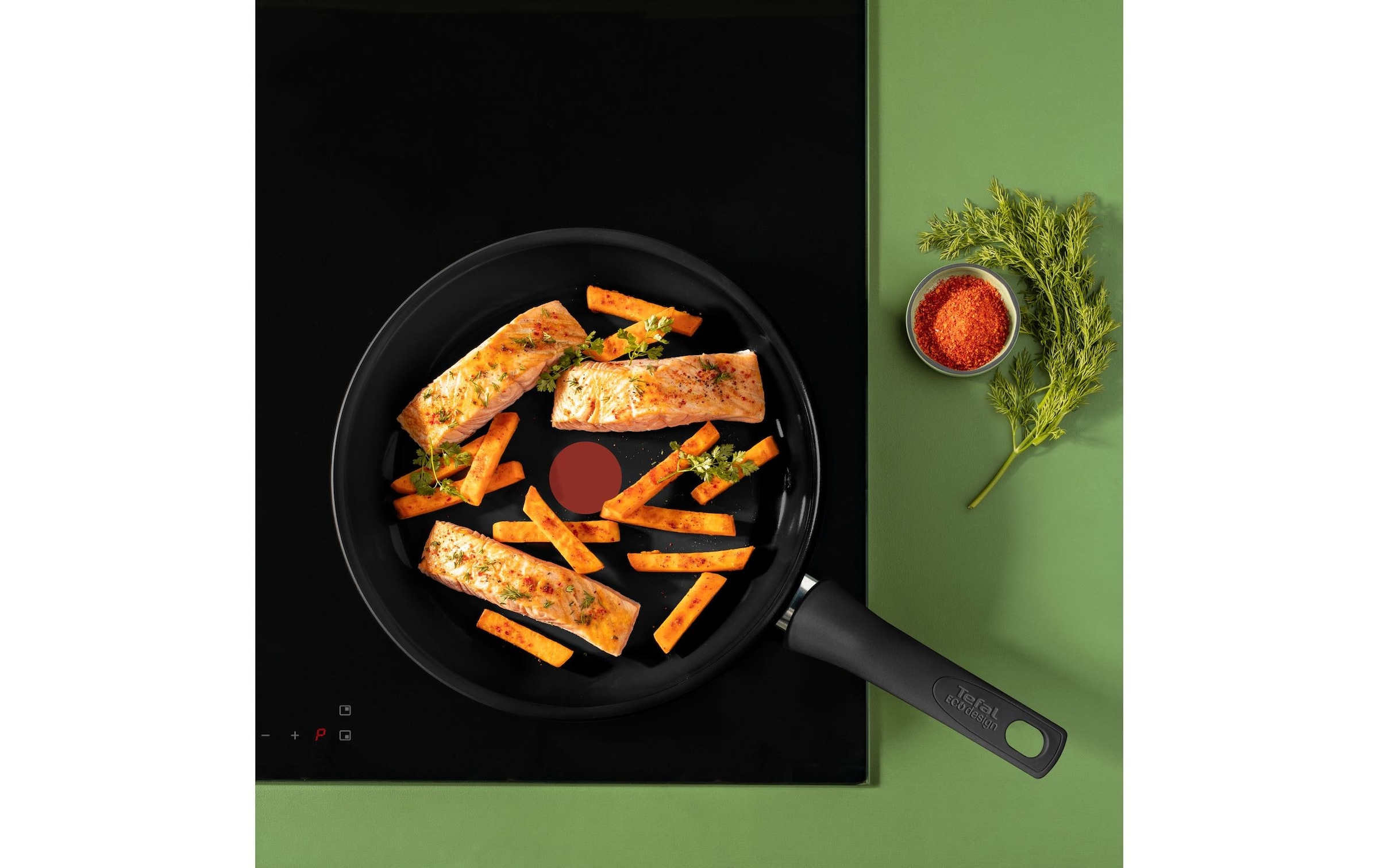 Tefal Bratpfanne »Renew Black On 24 cm«