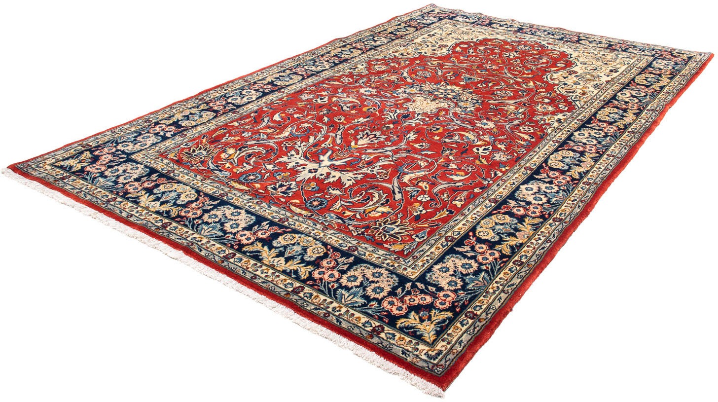 Image of morgenland Orientteppich »Perser - Royal - 330 x 202 cm - dunkelrot«, rechteckig, 10 mm Höhe, Wohnzimmer, Handgeknüpft, Einzelstück mit Zertifikat bei Ackermann Versand Schweiz