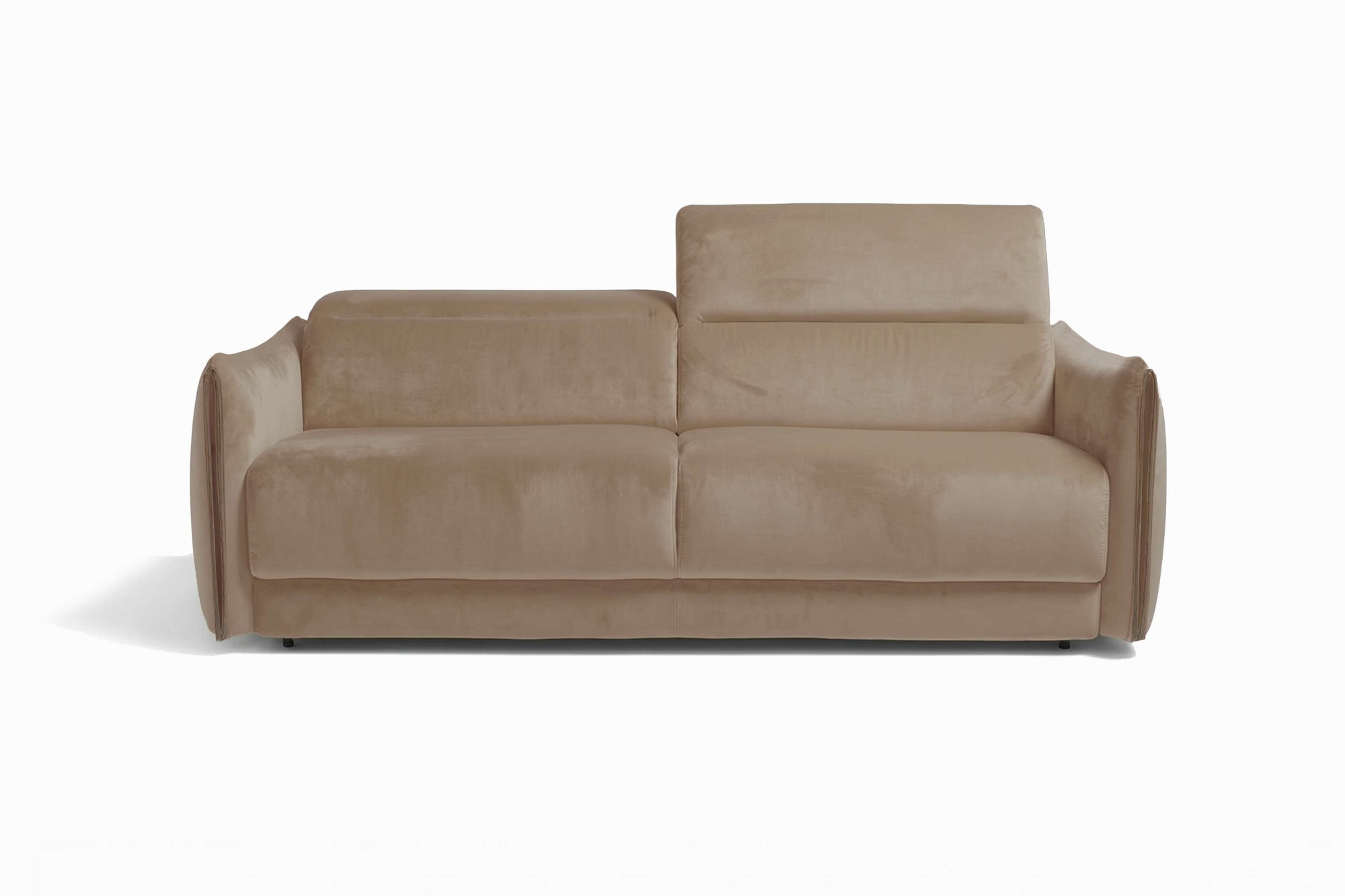 Egoitaliano Canapé-lit »FOX, Made in Italy-Designsofa mit Dauerschlaffunktion,Breite 216 cm« Canapé-lit, microfibre de luxe avec appuie-têtes réglables