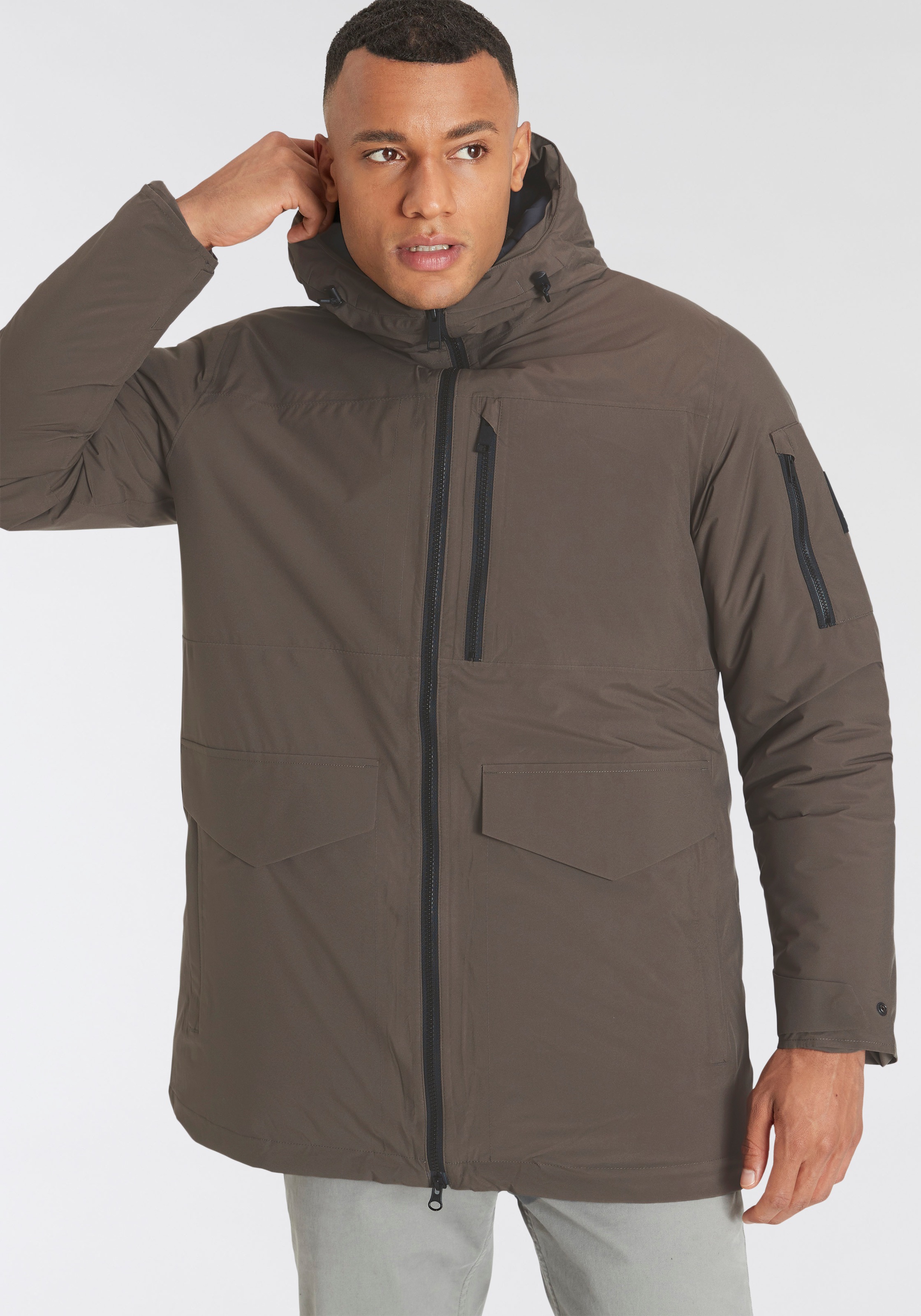Jack Wolfskin Funktionsparka »KOENIGSBAU«, mit Kapuze, Winterjacke mit Kunstfaserfüllung