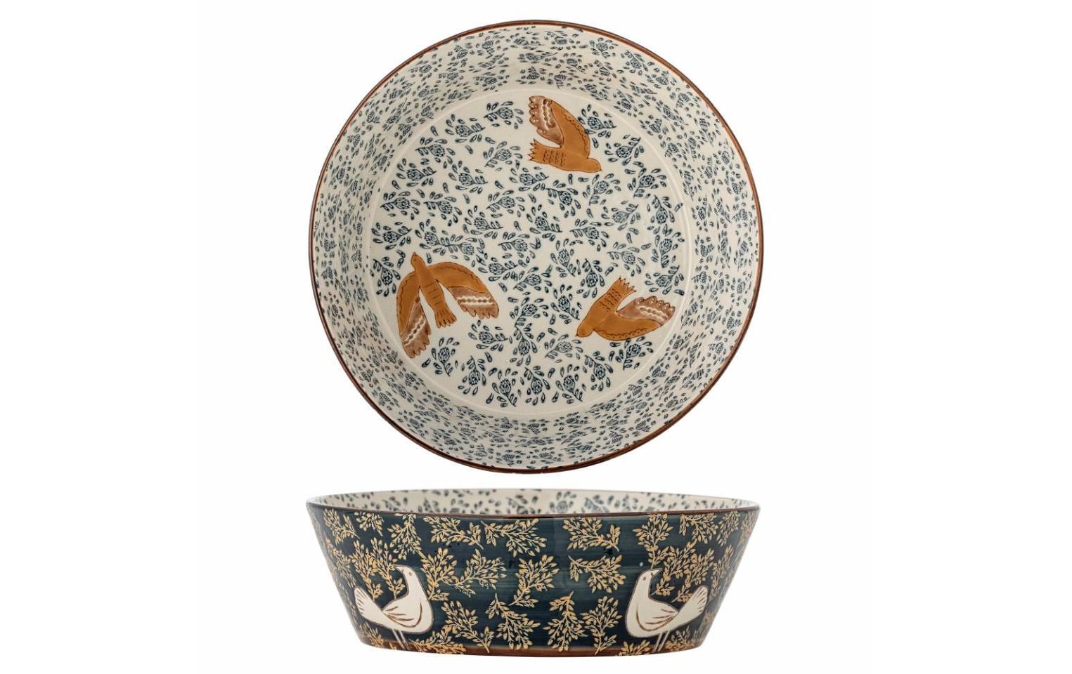 Image of Bloomingville Dessertschale "Hezha, Steinzeug, 28 cm" 1 aus Steinzeug