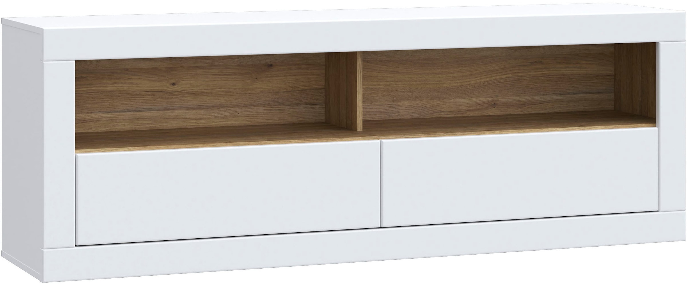 Image of FORTE Lowboard "LefkadasTV-Board, TV-Schrank" TV-Board, Schubkästen, Push to open, Grifflos, BxH= 175,4 x 61,6cm
