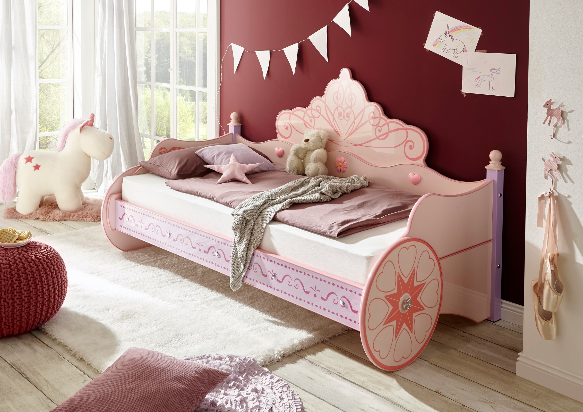 Image of Begabino Kinderbett, für kleine Prinzessinnen bei Ackermann Versand Schweiz