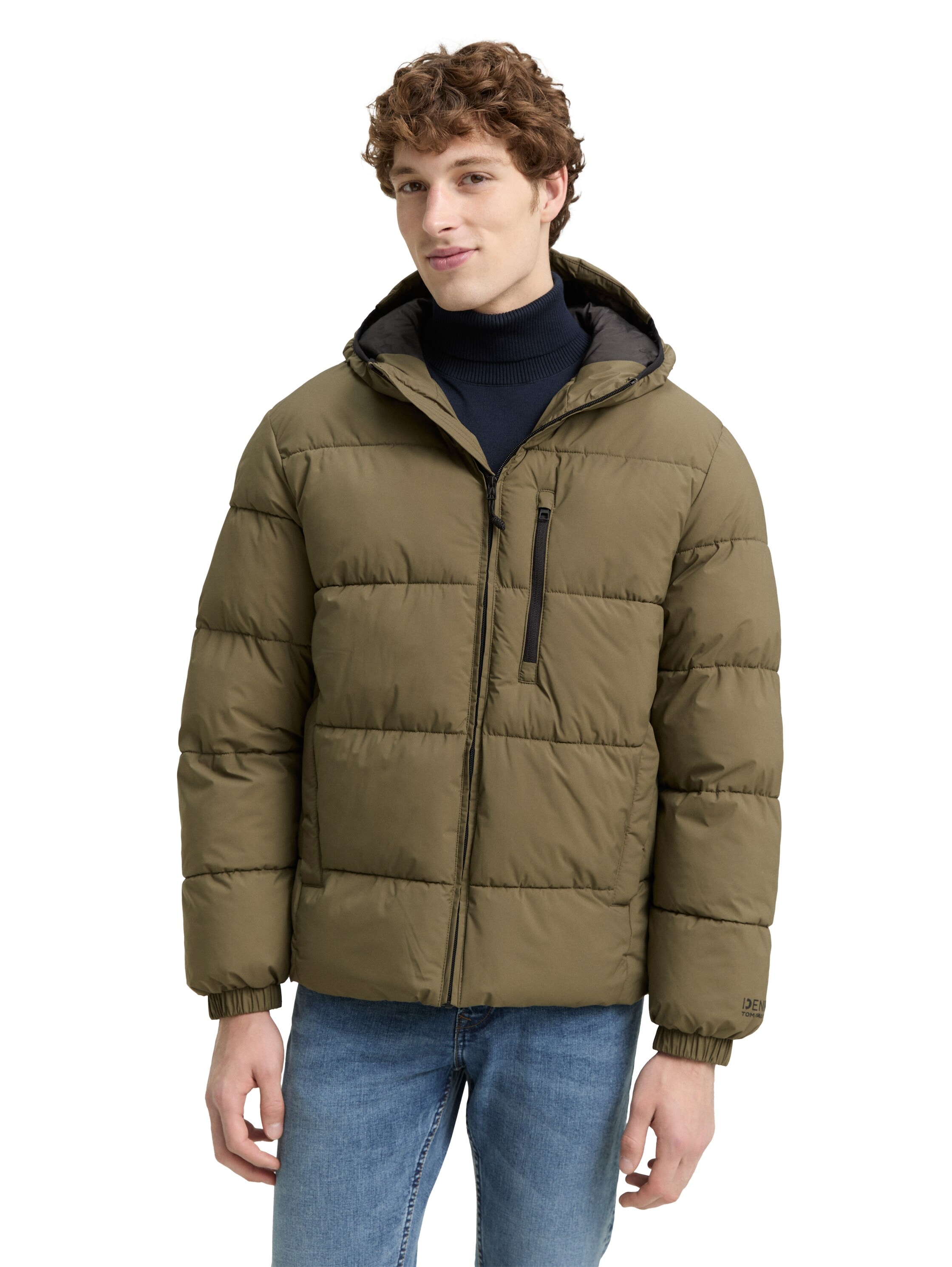 TOM TAILOR Denim Veste matelassée mit Kapuze mit Kapuze