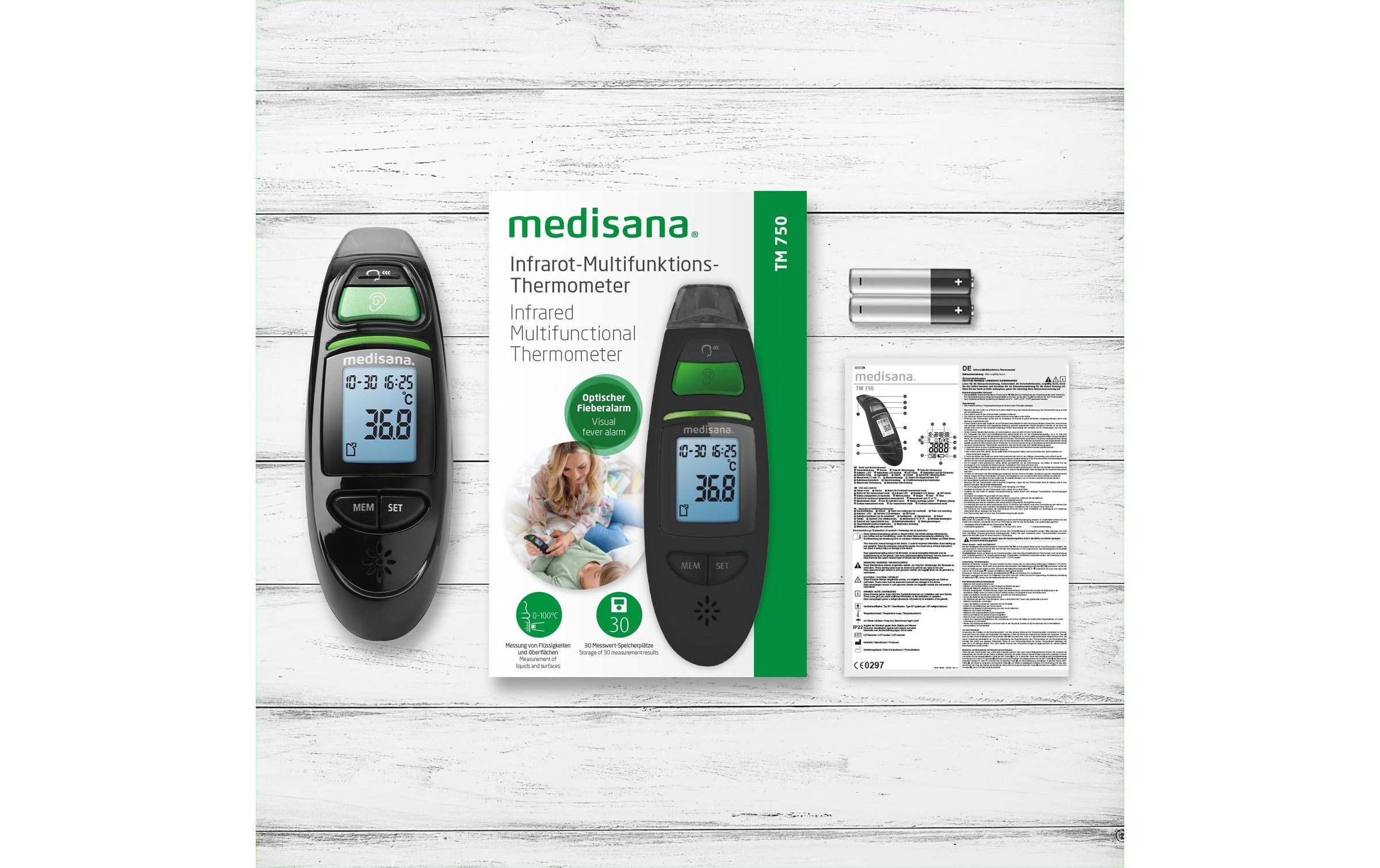 Medisana Fieberthermometer »TM750 BL«