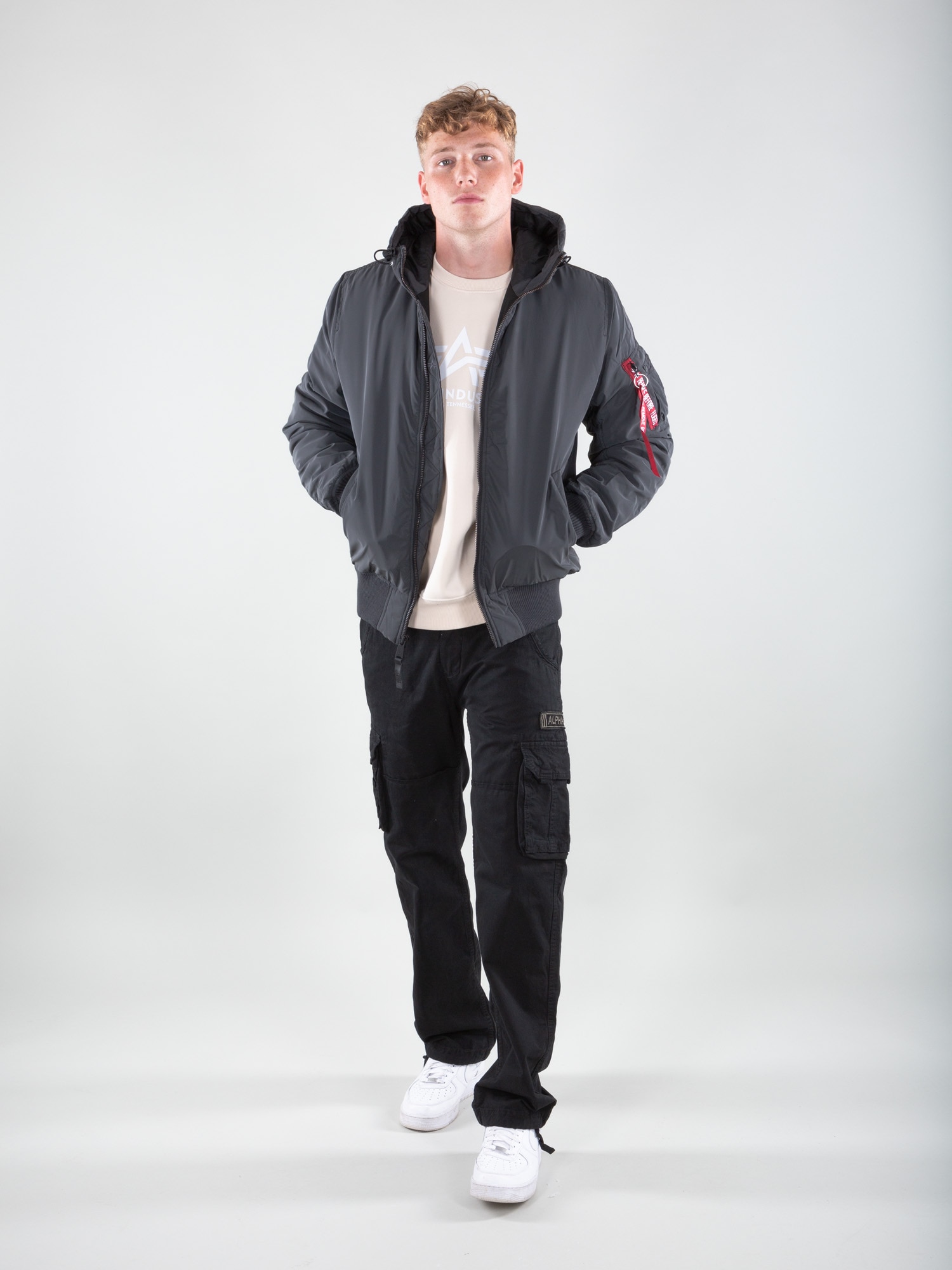 Alpha Industries Bomberjacke »Alpha Industries Men - Bomber Jackets MA-1 Hooded Reflective«