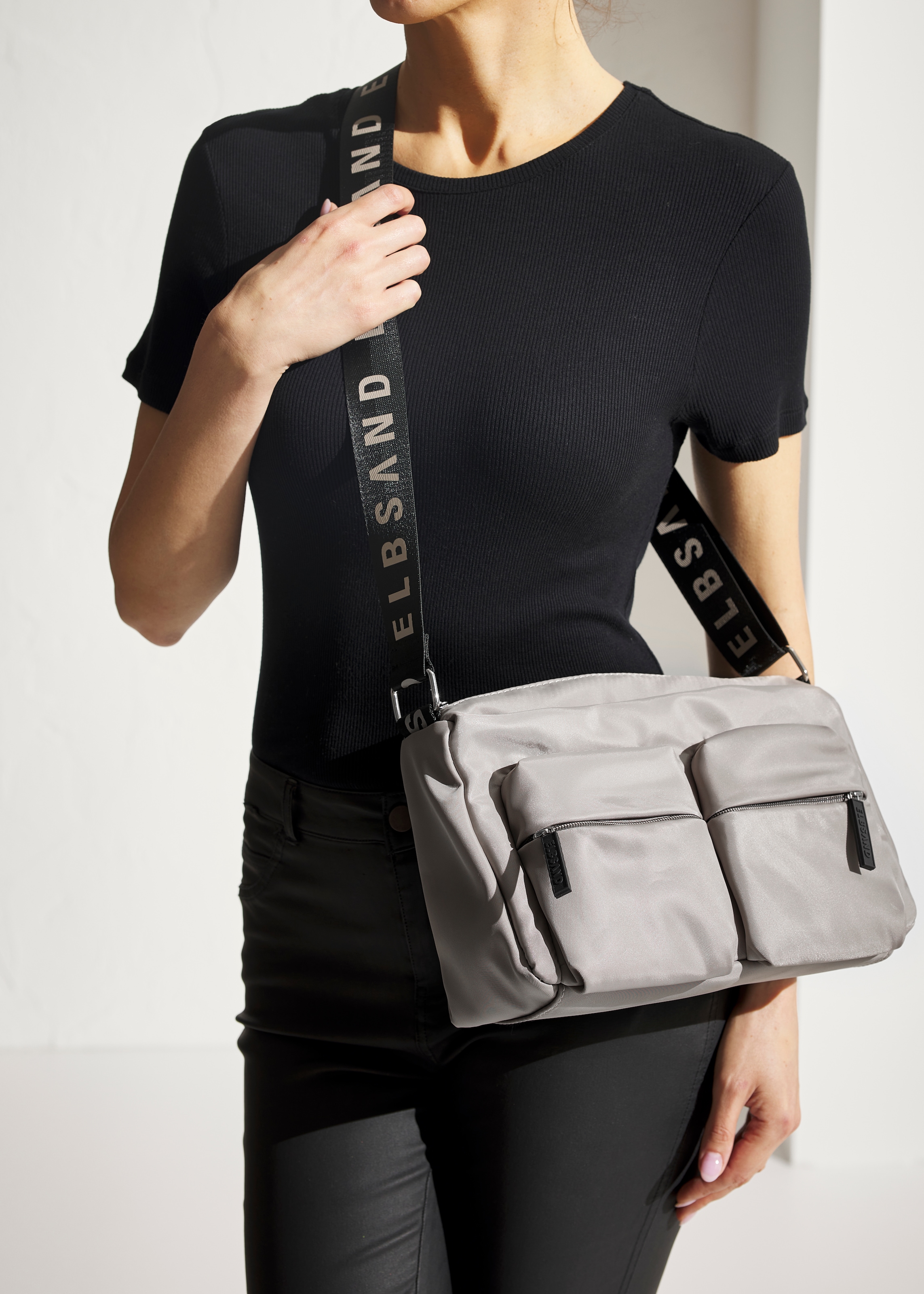 Elbsand Umhängetasche »Schultertasche«, Handtasche, Henkeltasche, Crossbody Bag VEGAN