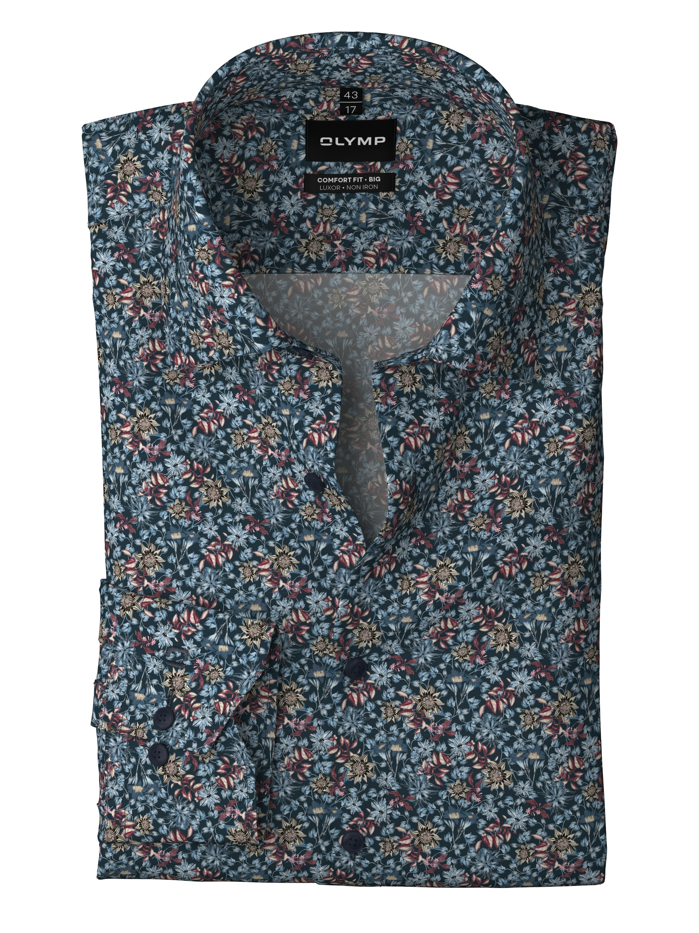 Image of OLYMP Langarmhemd "Big & Tall" Neue COMFORT FIT BIG Kollektion, New-Kentkragen