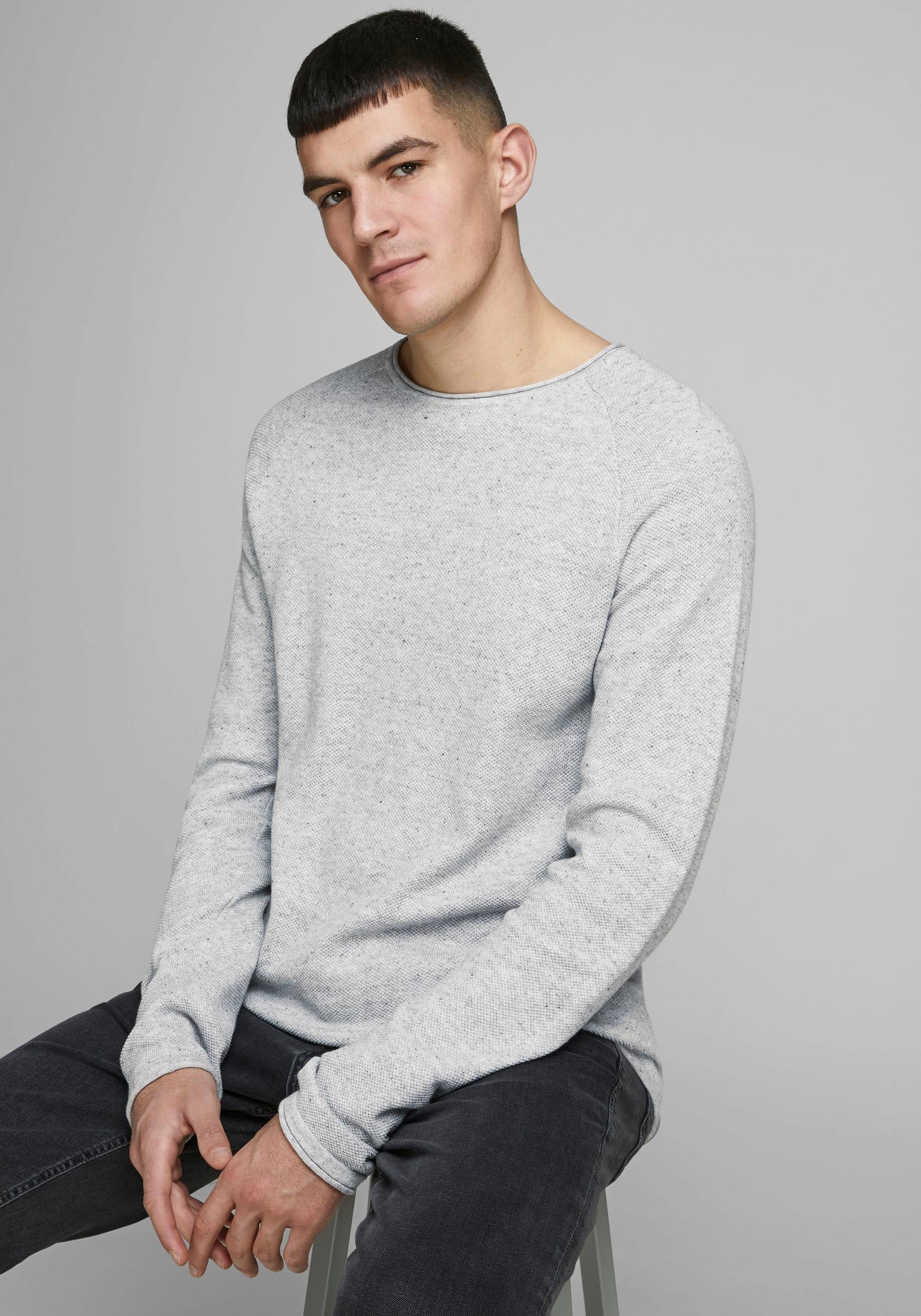 Jack & Jones Rundhalspullover »HILL KNIT«