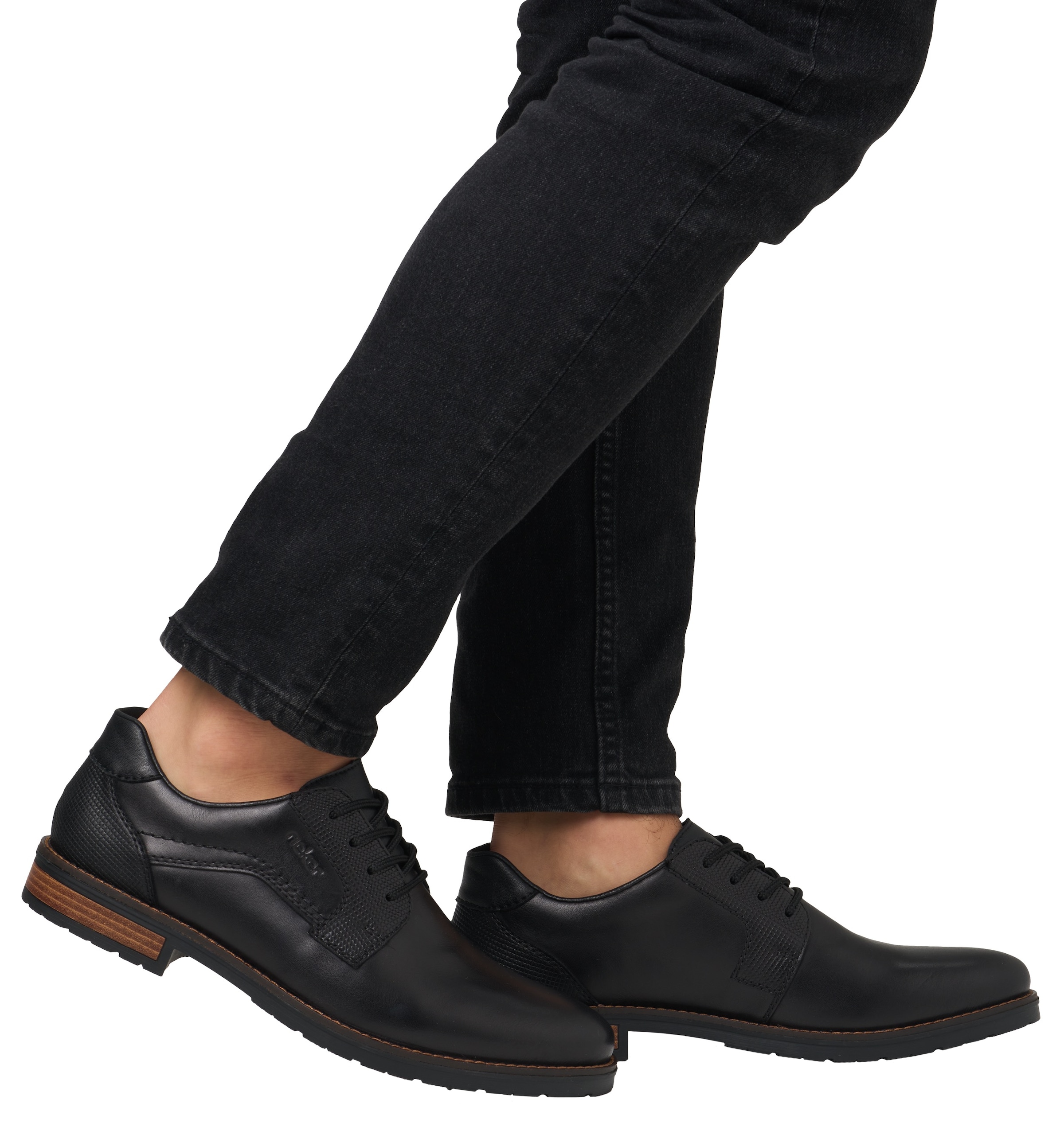 Rieker Chaussure à lacets  mit dezentem Logoschriftzug, Freizeitschuh, Halbschuh, Schnürschuh