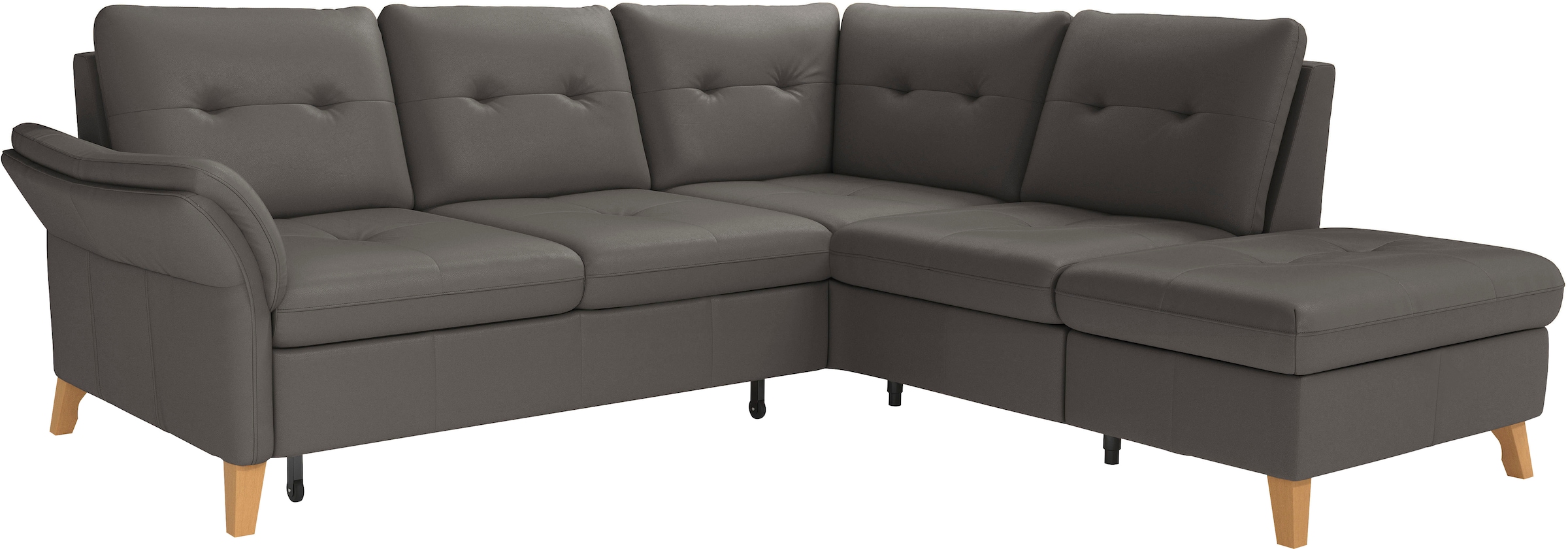 sit&more Ecksofa »Göteborg«, inkl. Sitztiefenverstellung, wahlweise mit Bettfunktion & Bettkasten