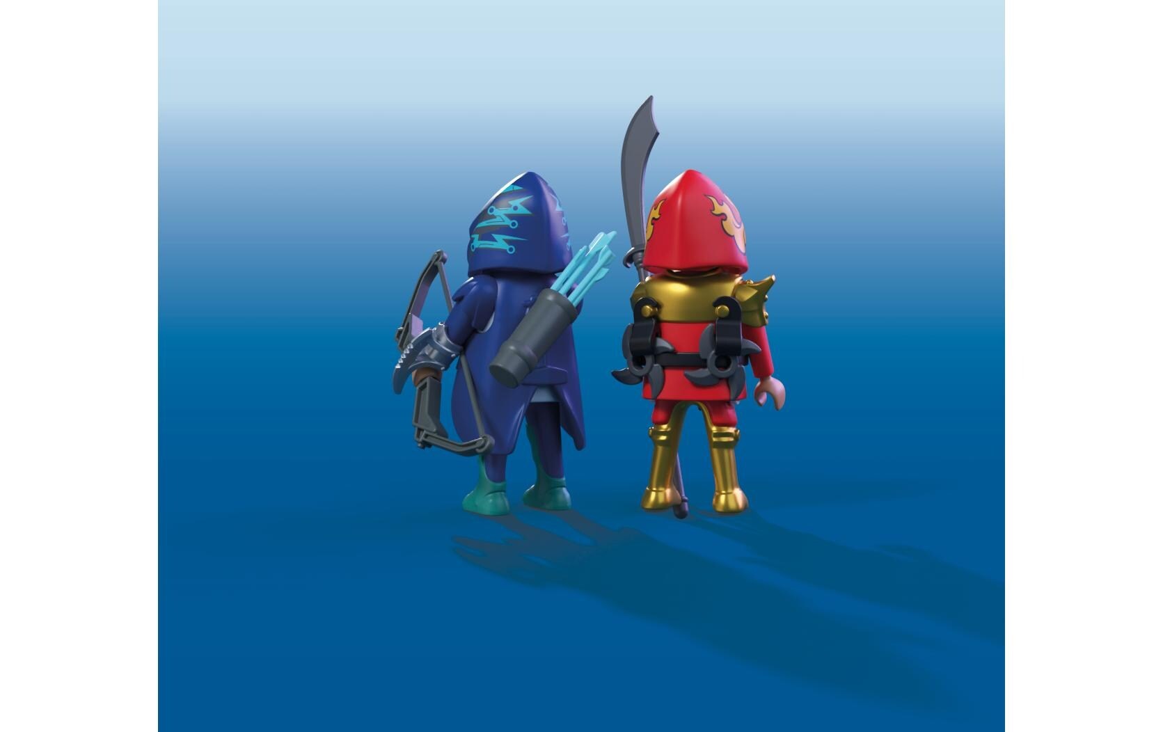 Playmobil® Konstruktions-Spielset »Helden-Drohne gegen bösen Ninja (71833), Heroes« Made in Europe