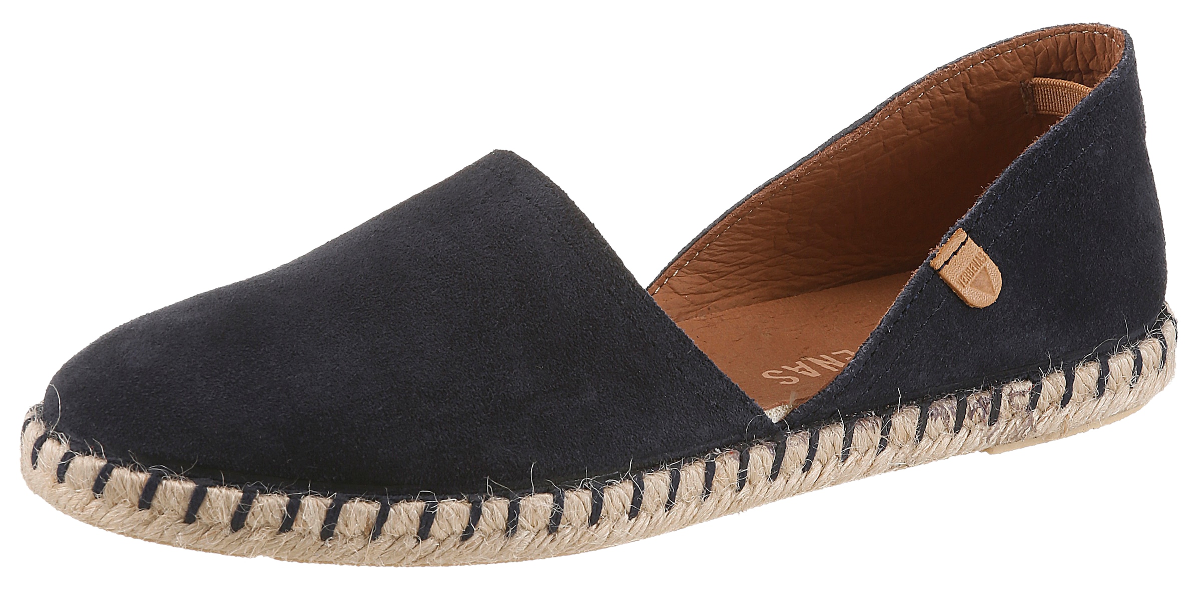 Image of VERBENAS Espadrille Strandschuh, Sommerschuh, Loafer aus Veloursleder