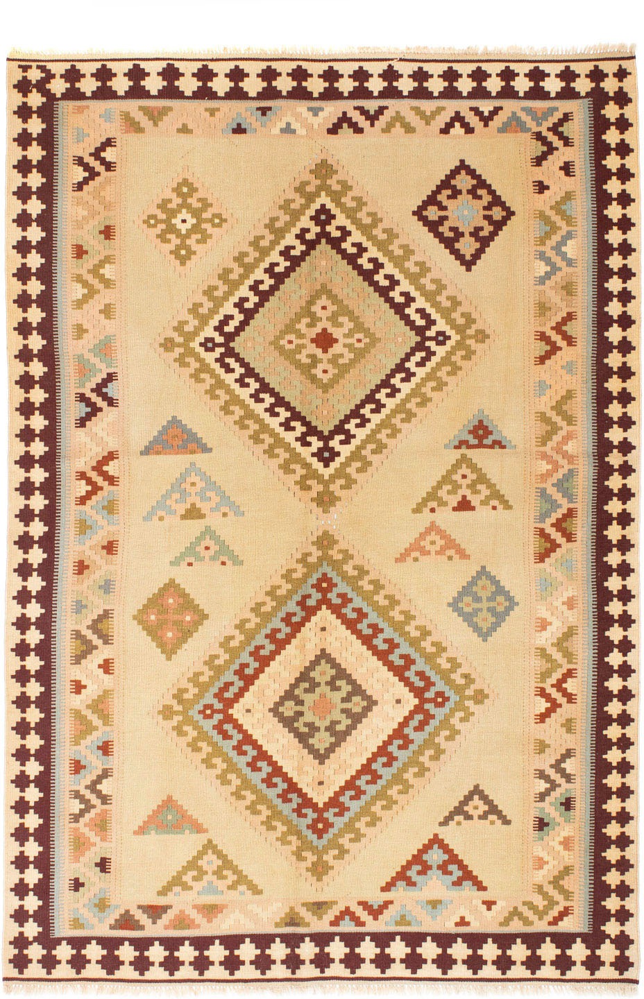 Image of morgenland Hochflor-Läufer »Bidjar Medaillon Rosso 216 x 85 cm«, rechteckig, 1,5 mm Höhe, Unikat mit Zertifikat bei Ackermann Versand Schweiz