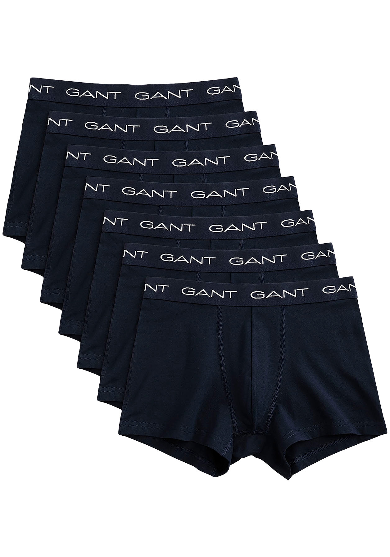 Gant Boxershorts »TRUNK 7-PACK«, (Packung, 7 St., 7), mit elastischem Logobund