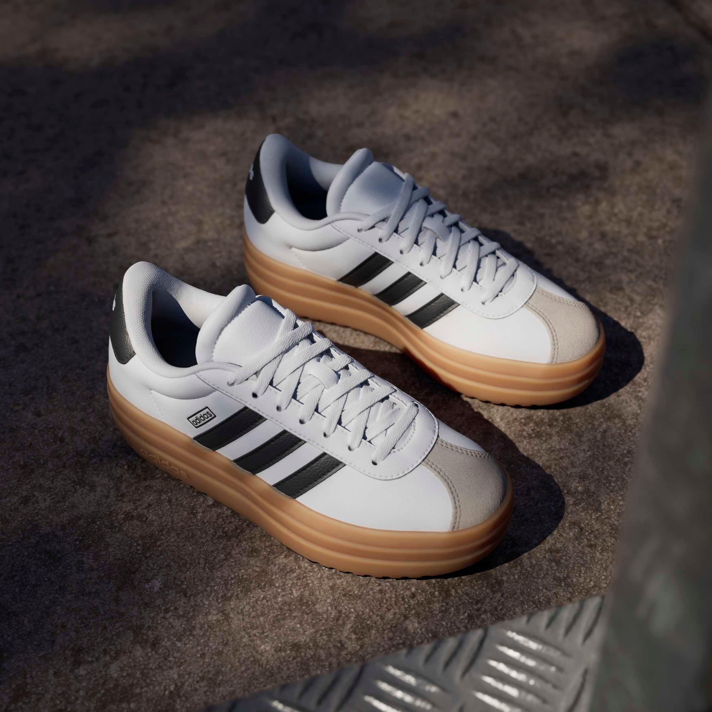 adidas Sportswear Sneaker »VL COURT BOLD LIFESTYLE KIDS«  Design auf den Spuren des adidas Gazelle Bold