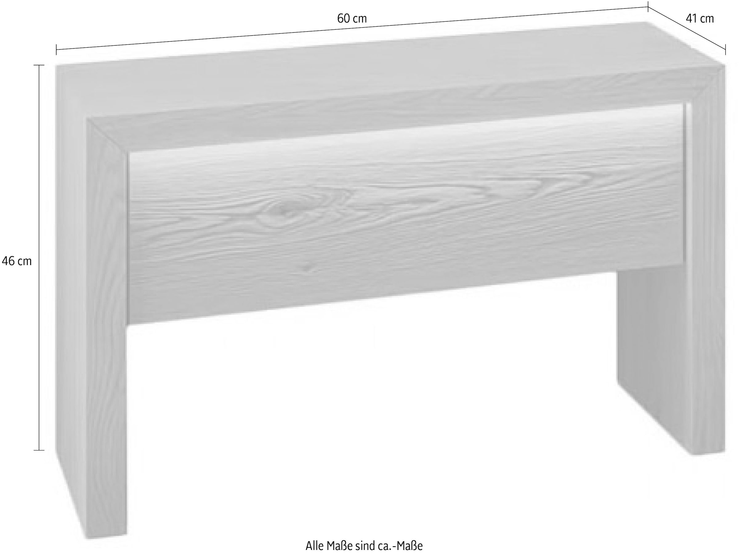 Home affaire Nachtkonsole »Léopoldine« inkl. LED Beleuchtung