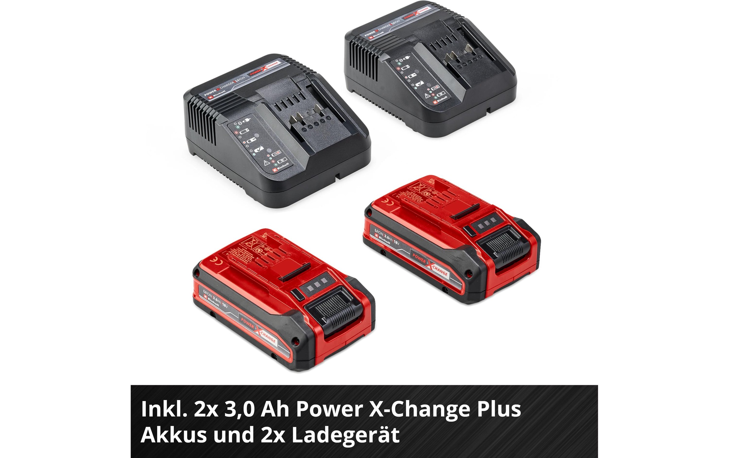 Einhell Akkurasenmäher »Akku-Rasenmäher RASARRO 36/36 Kit, 2 x 3.0Ah Plus«