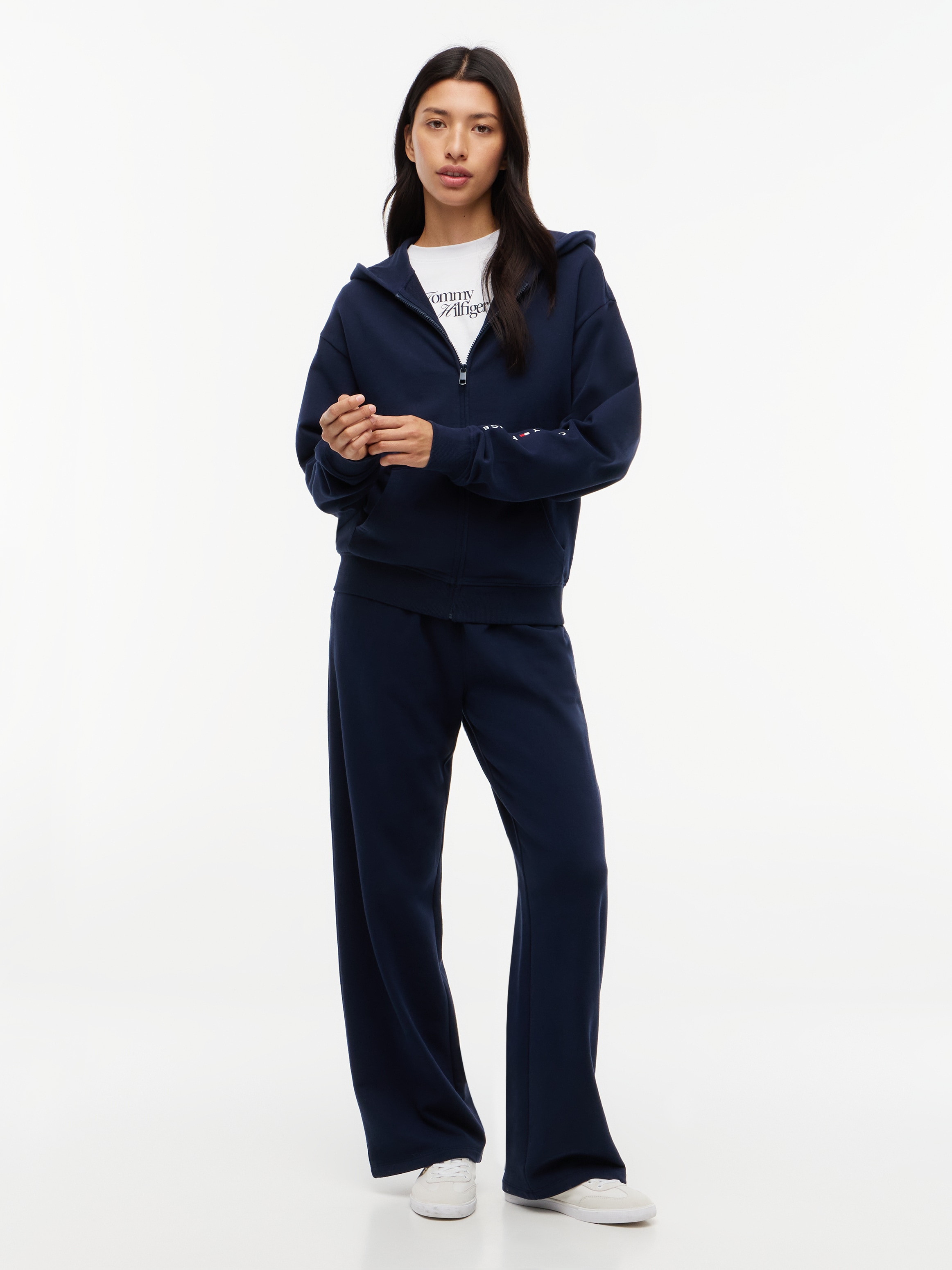 Tommy Hilfiger Underwear Sweat à capuche Paquet,  coupe normale, inscription sur la manche