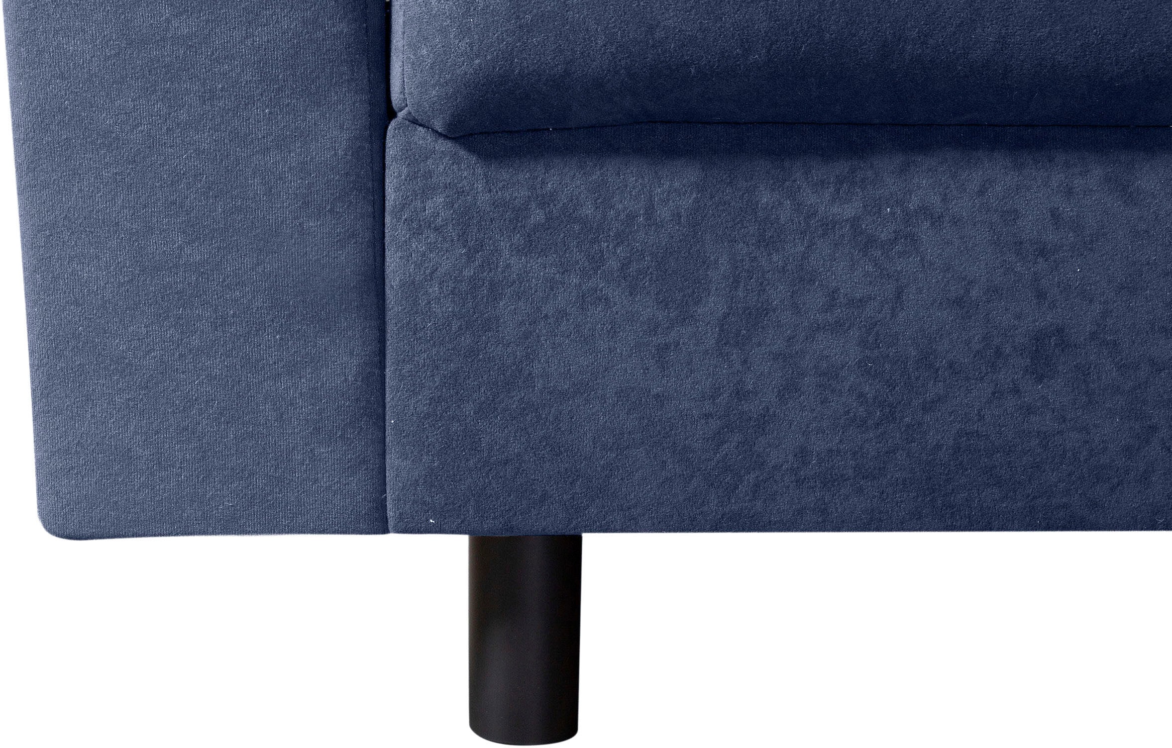 COLLECTION AB Ecksofa »Toni L-Form, B: 215 cm« mit Hocker & 2 Zierkissen, Federkern