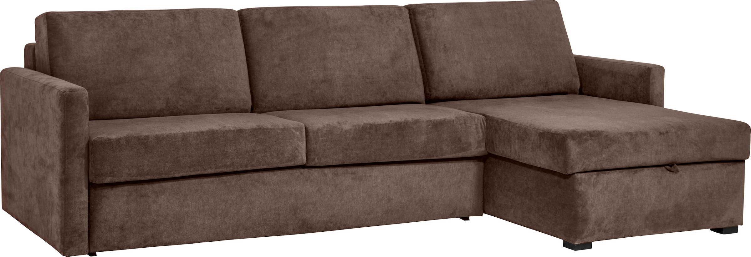 Places of Style Schlafsofa »GOLDPOINT Ecksofa 264 cm, Liegefläche (140/200cm), L-Form,«, Bettfunktion, Bonell-Federkernmatratze und Dauerschläfer-Funktion