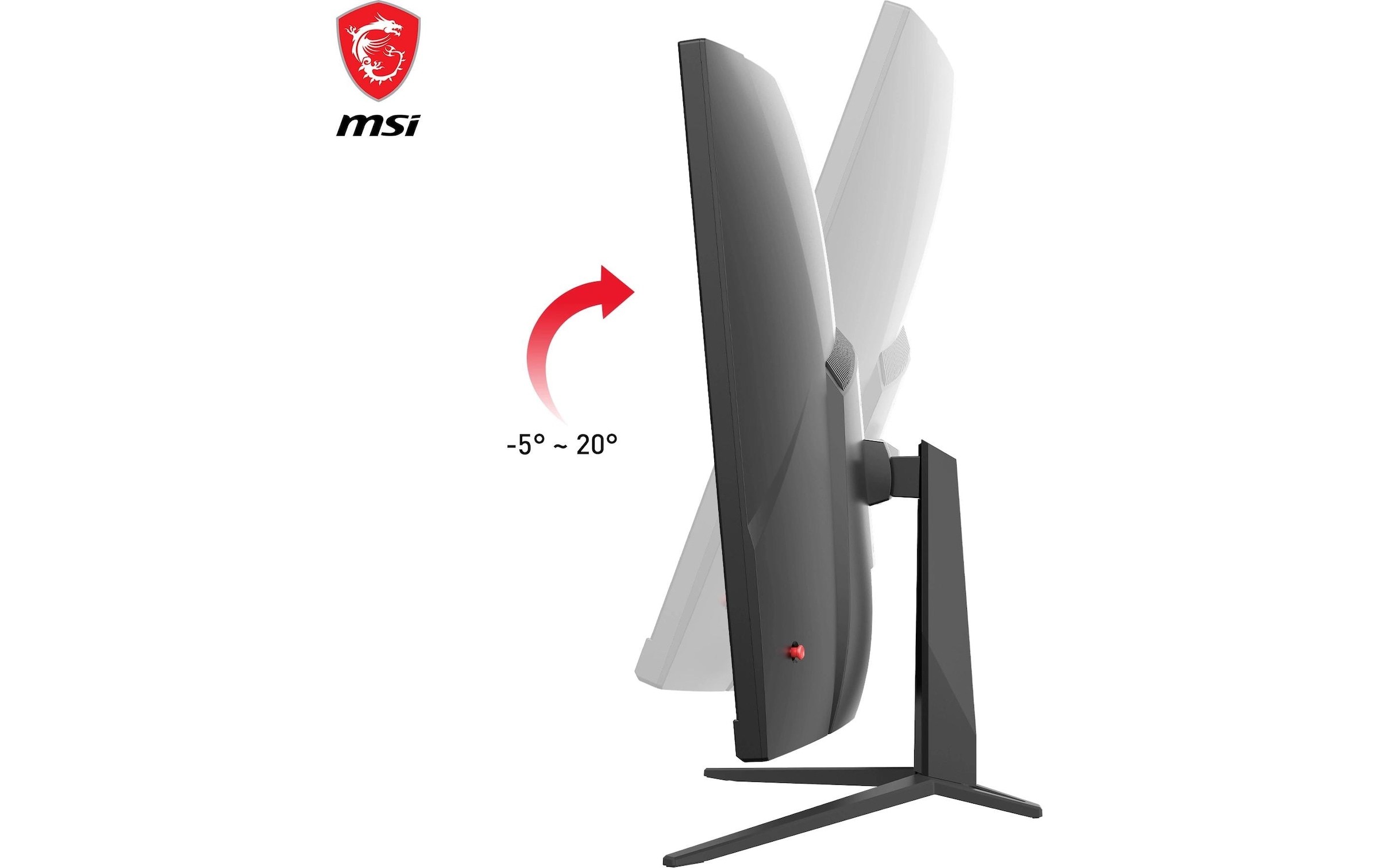 MSI Moniteur de jeu incurvé »MSI Optix G27C4XDE« 68,58 cm/27 ″  1920 x 1080 px 1 Reaktionszeit 250 Hz