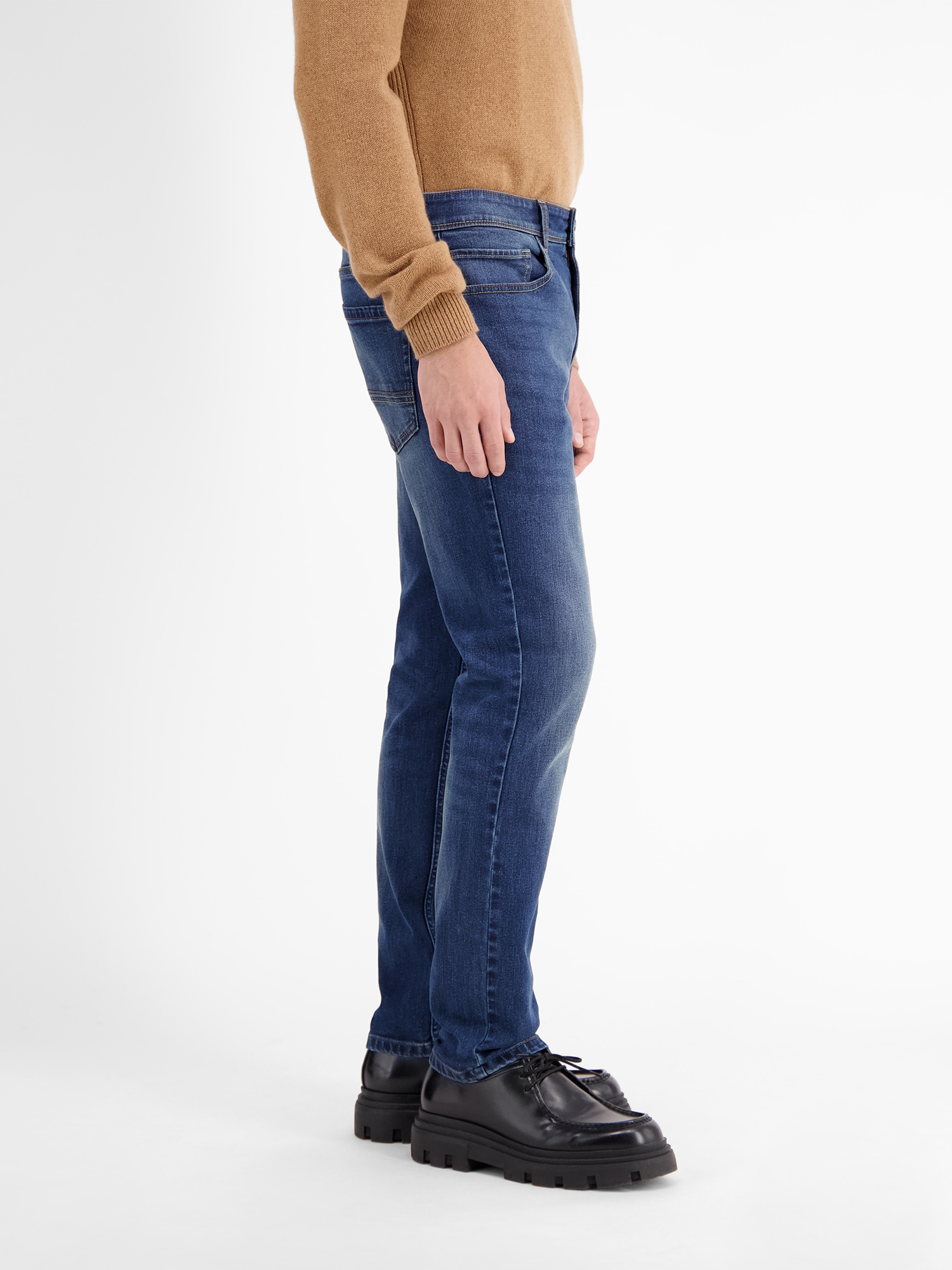 LERROS Jeans Relax-fit »LERROS BAXTER 5-Pocket-Denim, RELAXED FIT, unifarben«