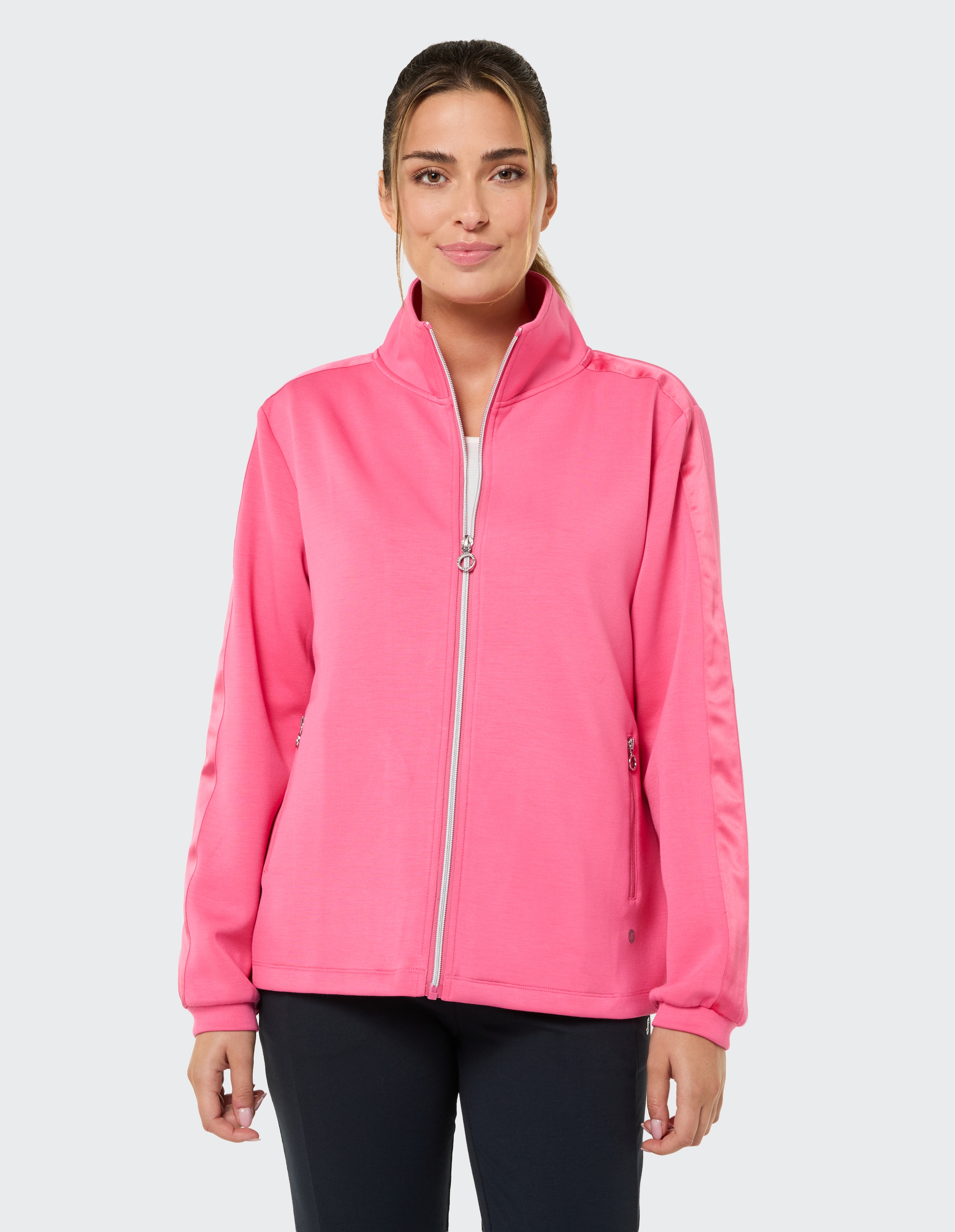 Image of Joy Sportswear Sweatjacke "D SWEATJACKE LIZZY" sportliche Freizeitgestaltung, mit Futter aus Polyester und Elasthan