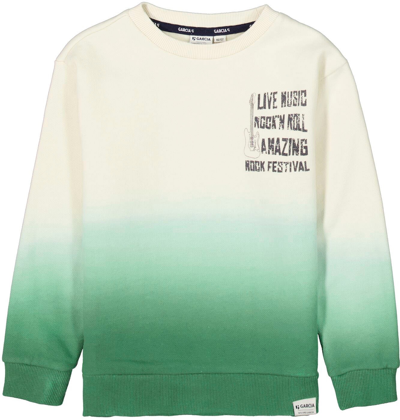 Garcia Sweatshirt, mit coolem Farbverlauf und Print kaufen