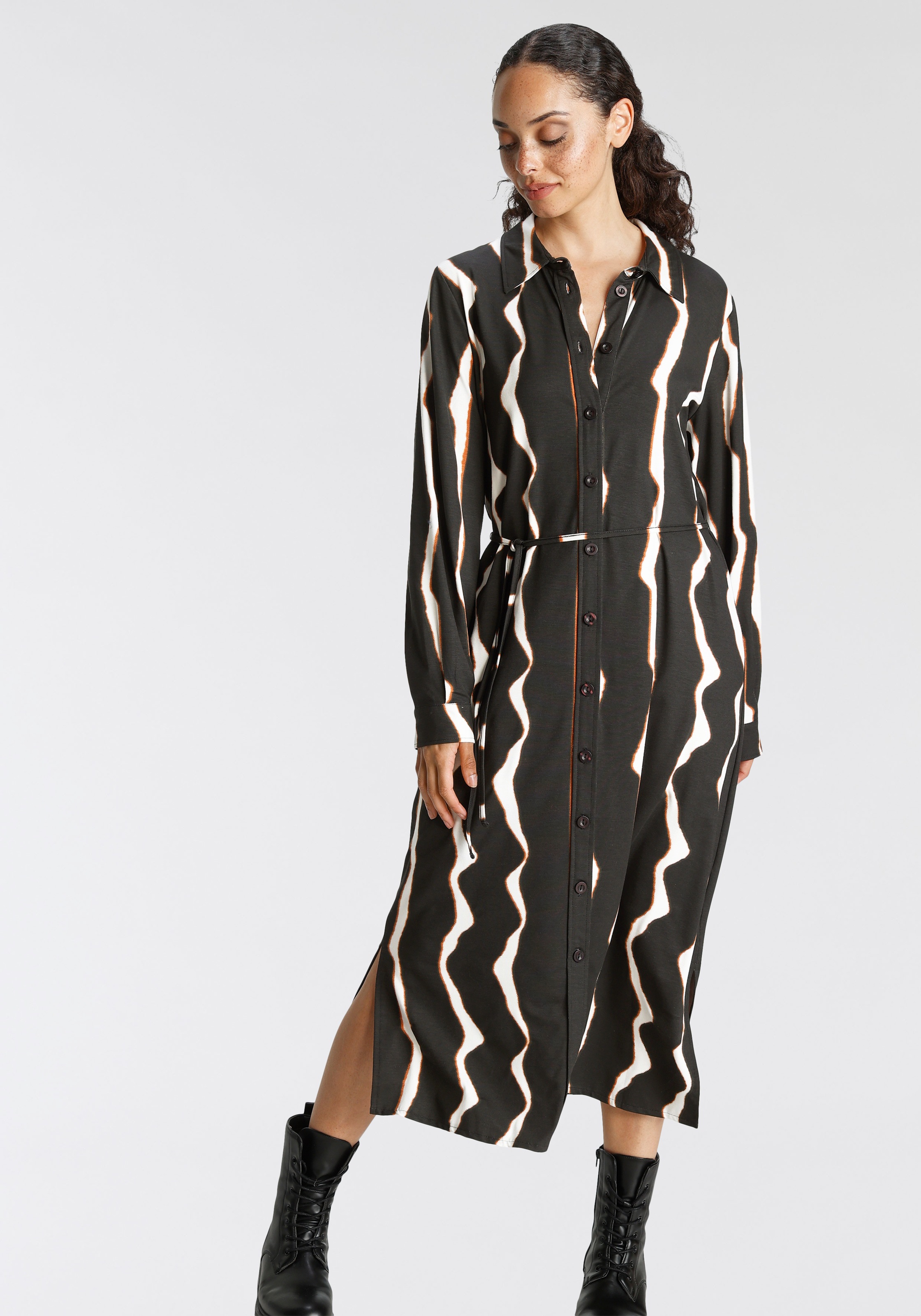 Image of Bruno Banani Midikleid, aus feinem Jersey NEUE KOLLEKTION bei Ackermann Versand Schweiz