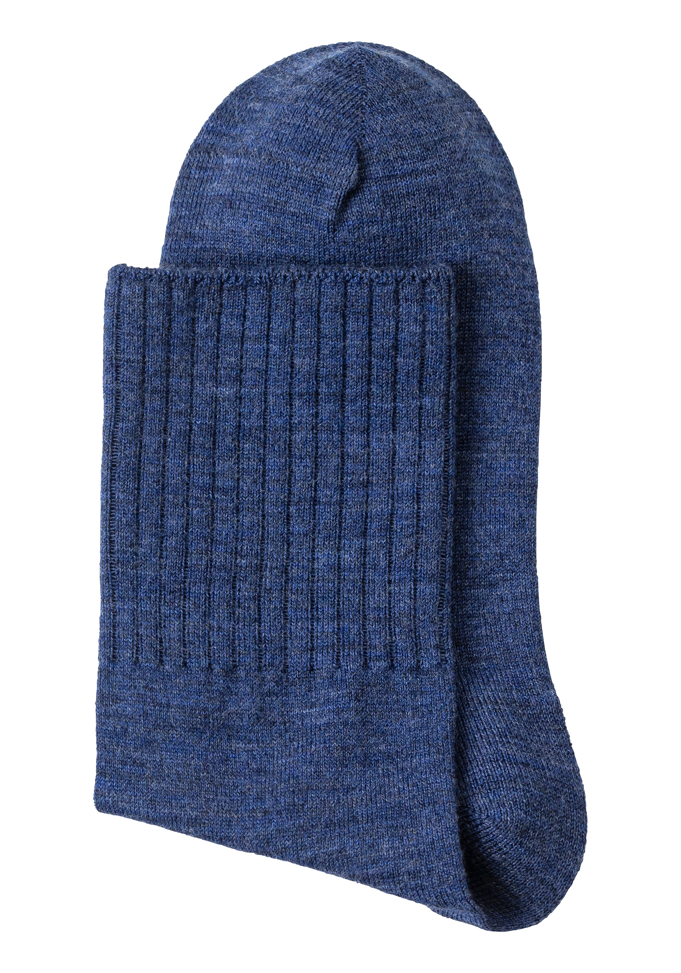 Lavana Umschlagsocken, (Packung, 3 Paar), fein gestrickt mit 53% Wolle