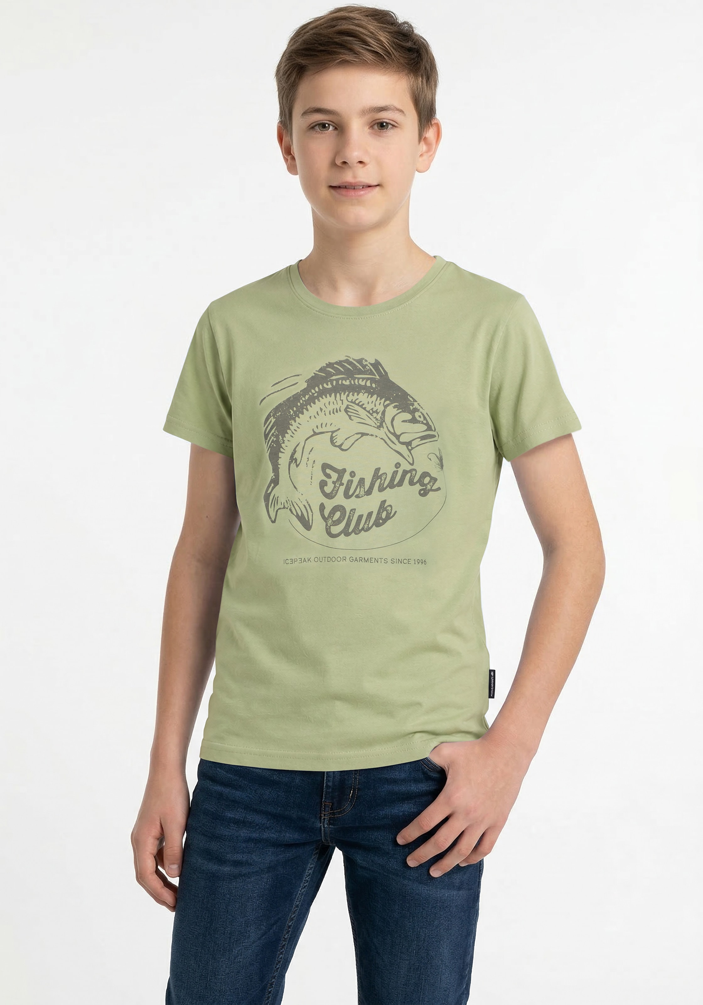 Image of Icepeak T-Shirt "LEADVILLE JR" für Kinder und Jugendliche, aus Baumwolle