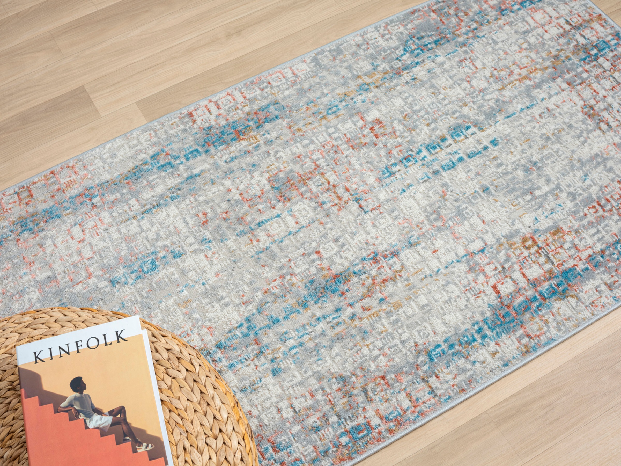 Myflair Möbel & Accessoires Teppich »My Look« rechteckig 8 mm Höhe Kurzflor, Ethno-Design, besonders weich durch Microfaser