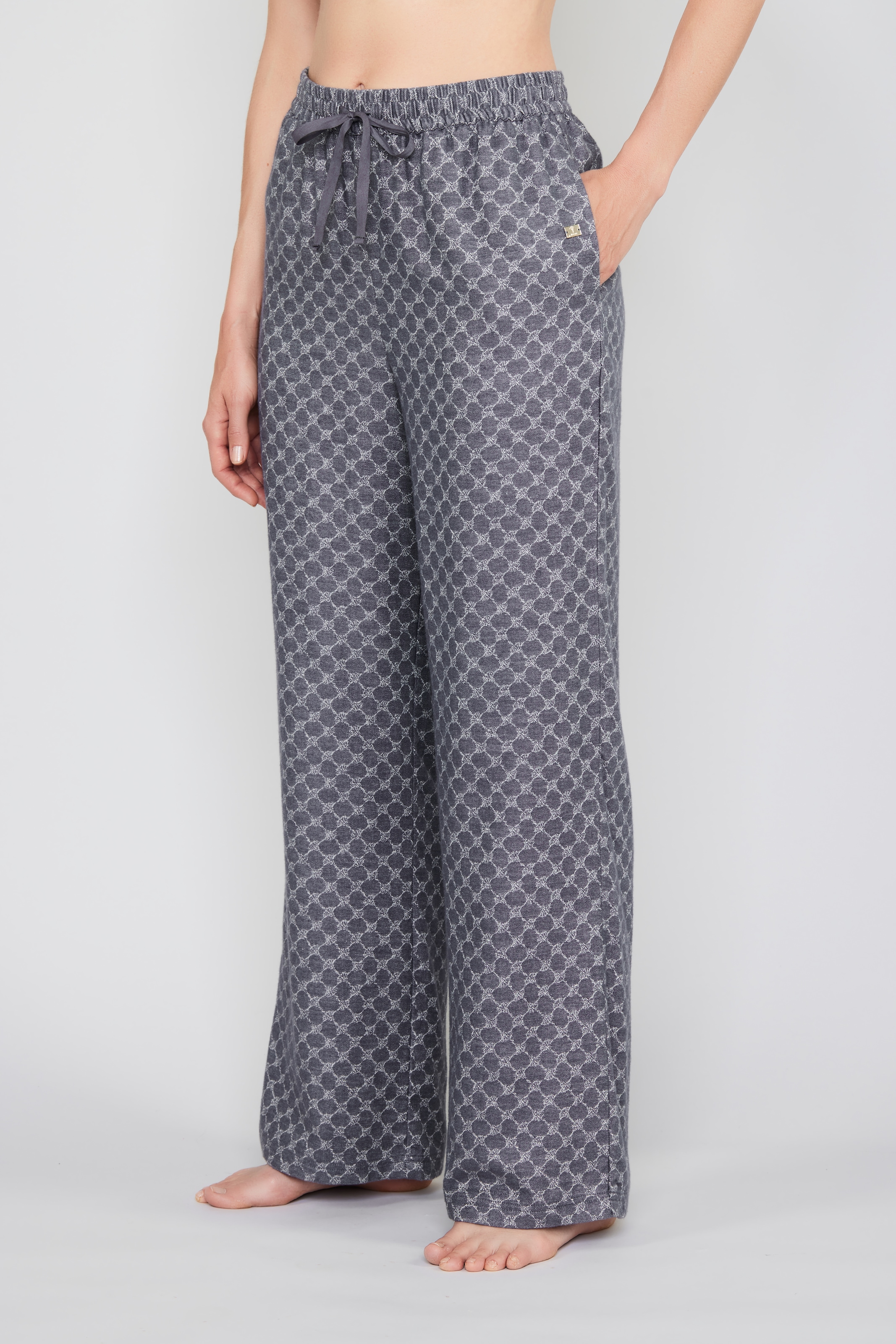Image of JOOP Pyjamahose "Relax" allover Cornflower-Print