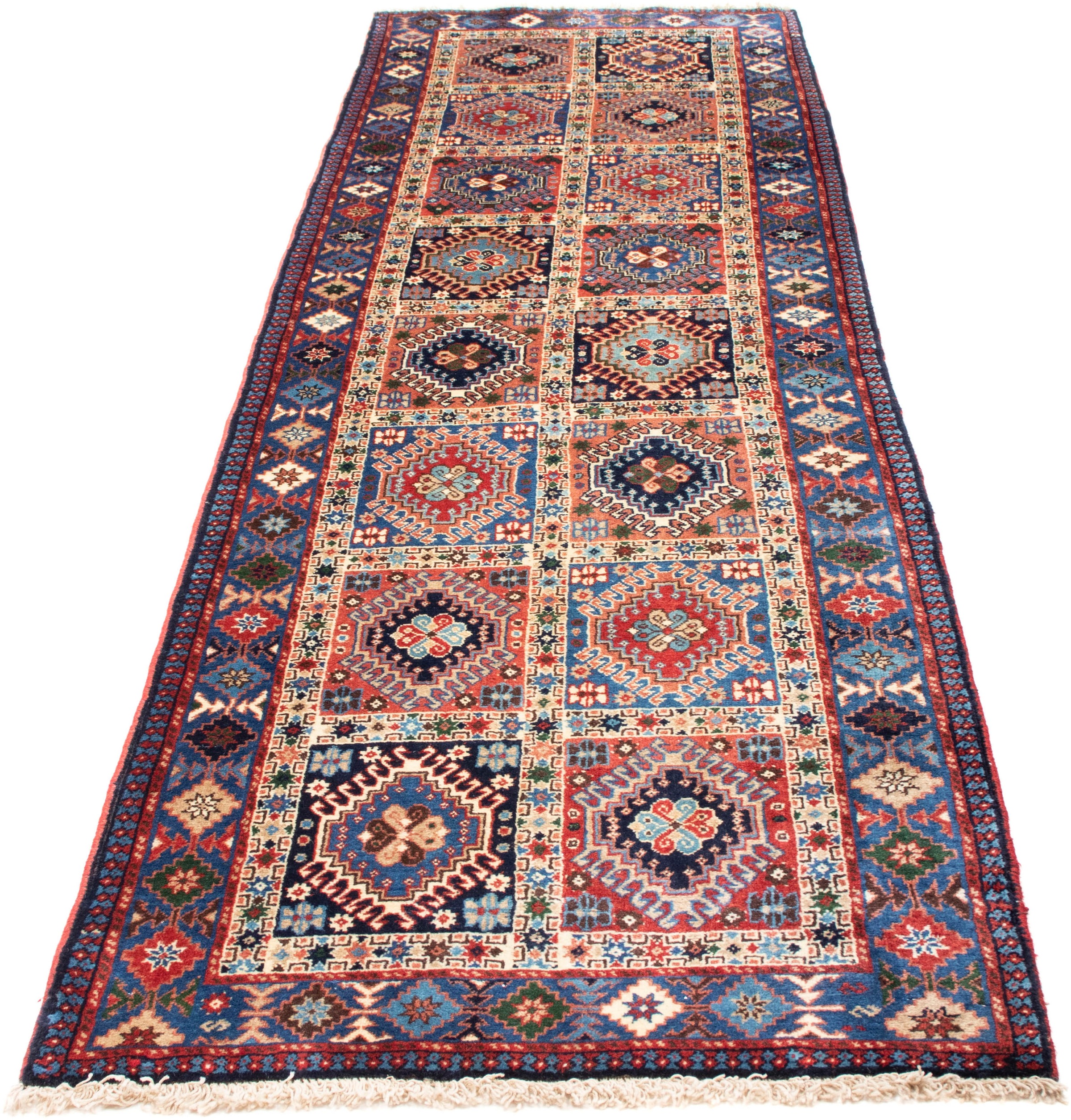 Image of morgenland Orientteppich »Perser - Nomadic - 292 x 82 cm - mehrfarbig«, rechteckig, 10 mm Höhe, Wohnzimmer, Handgeknüpft, Einzelstück mit Zertifikat bei Ackermann Versand Schweiz