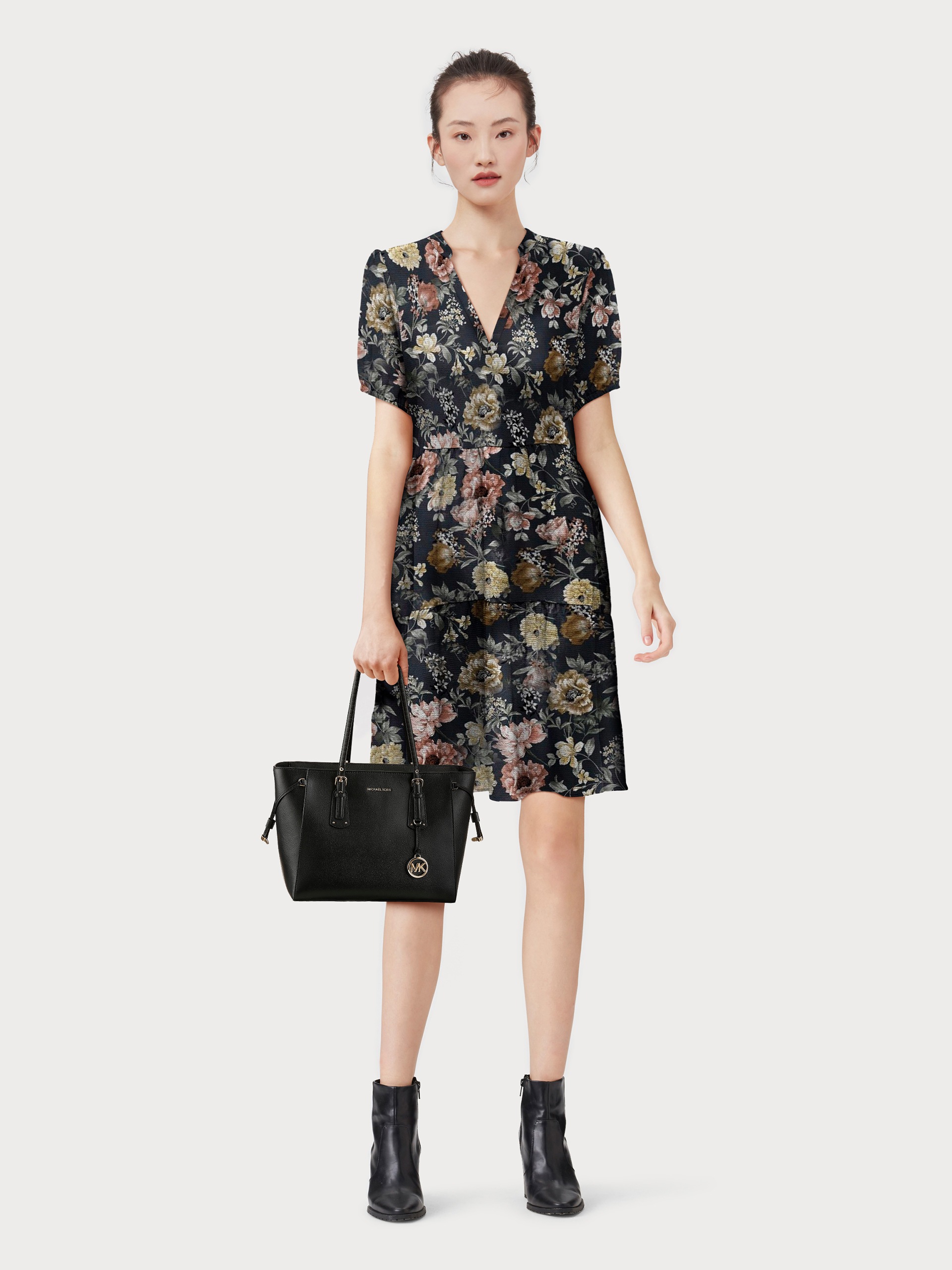 Image of Only Druckkleid »ONLNOVA LIFE S/S THEA DRESS«, mit Volant bei Ackermann Versand Schweiz