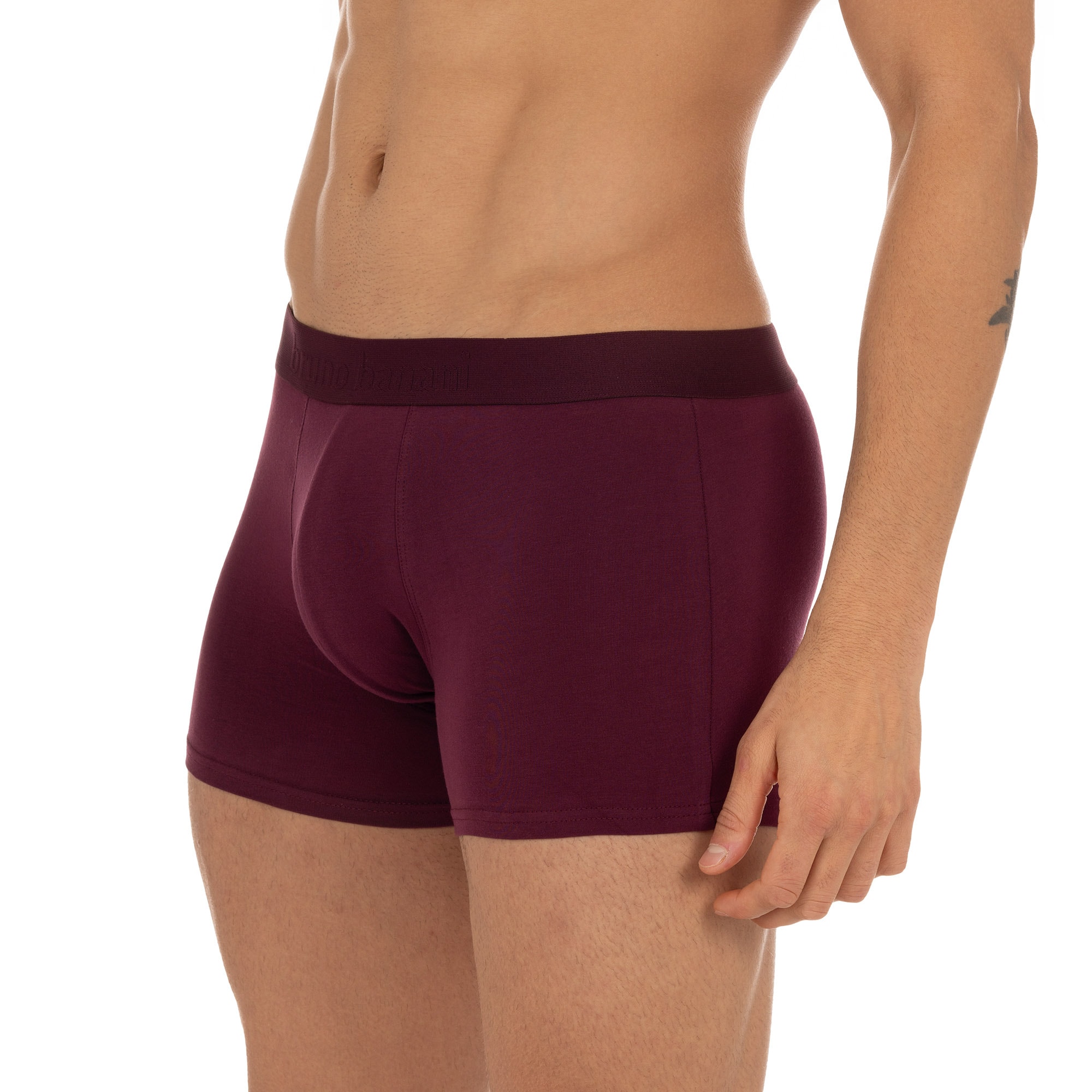 Bruno Banani Boxers »FLOWING« 2er Pack,  mit kontrastfarbenem Bündchen