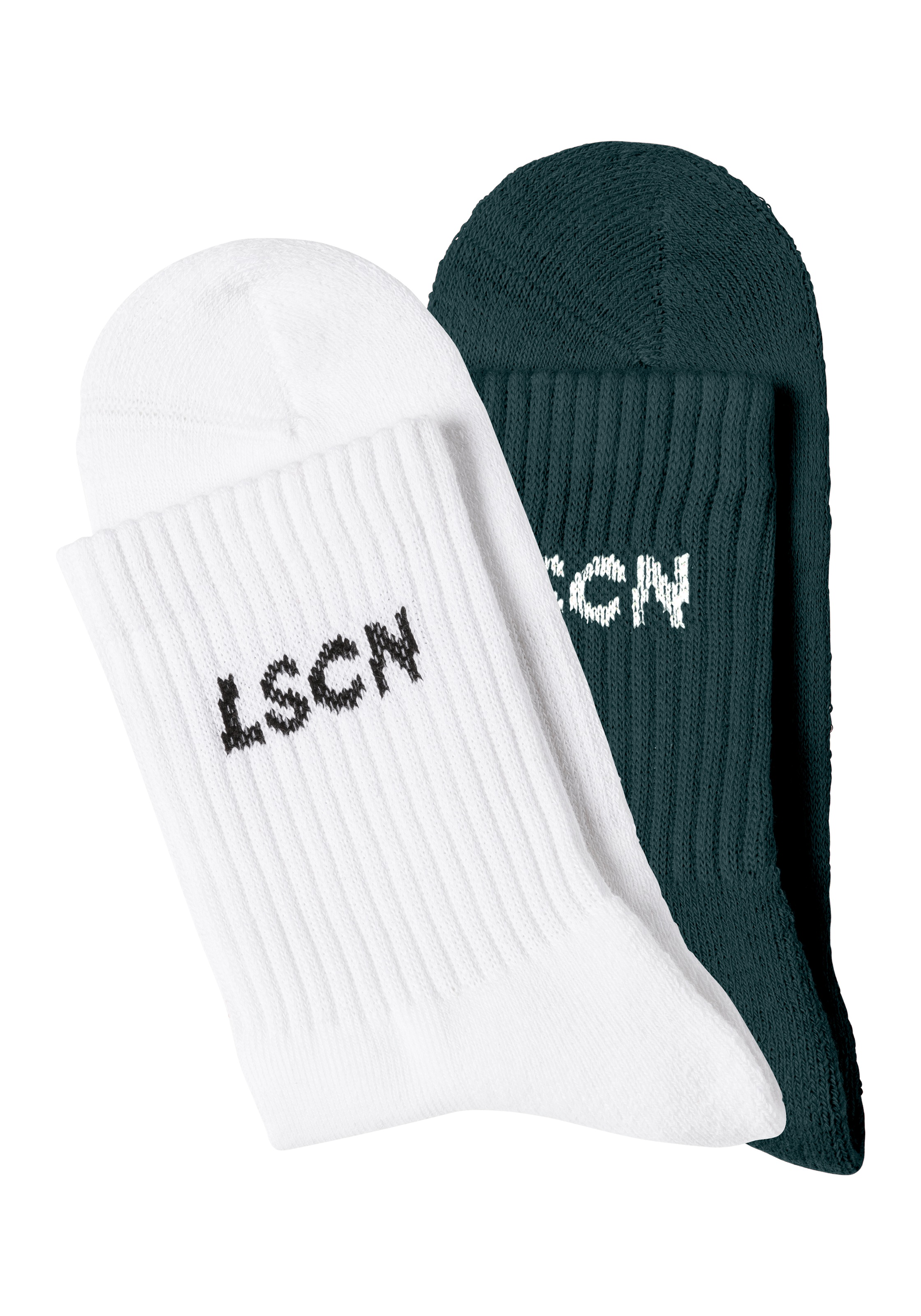 LSCN by LASCANA Tennissocken, (Packung, 2 Paar), mit Halbfussfrottee