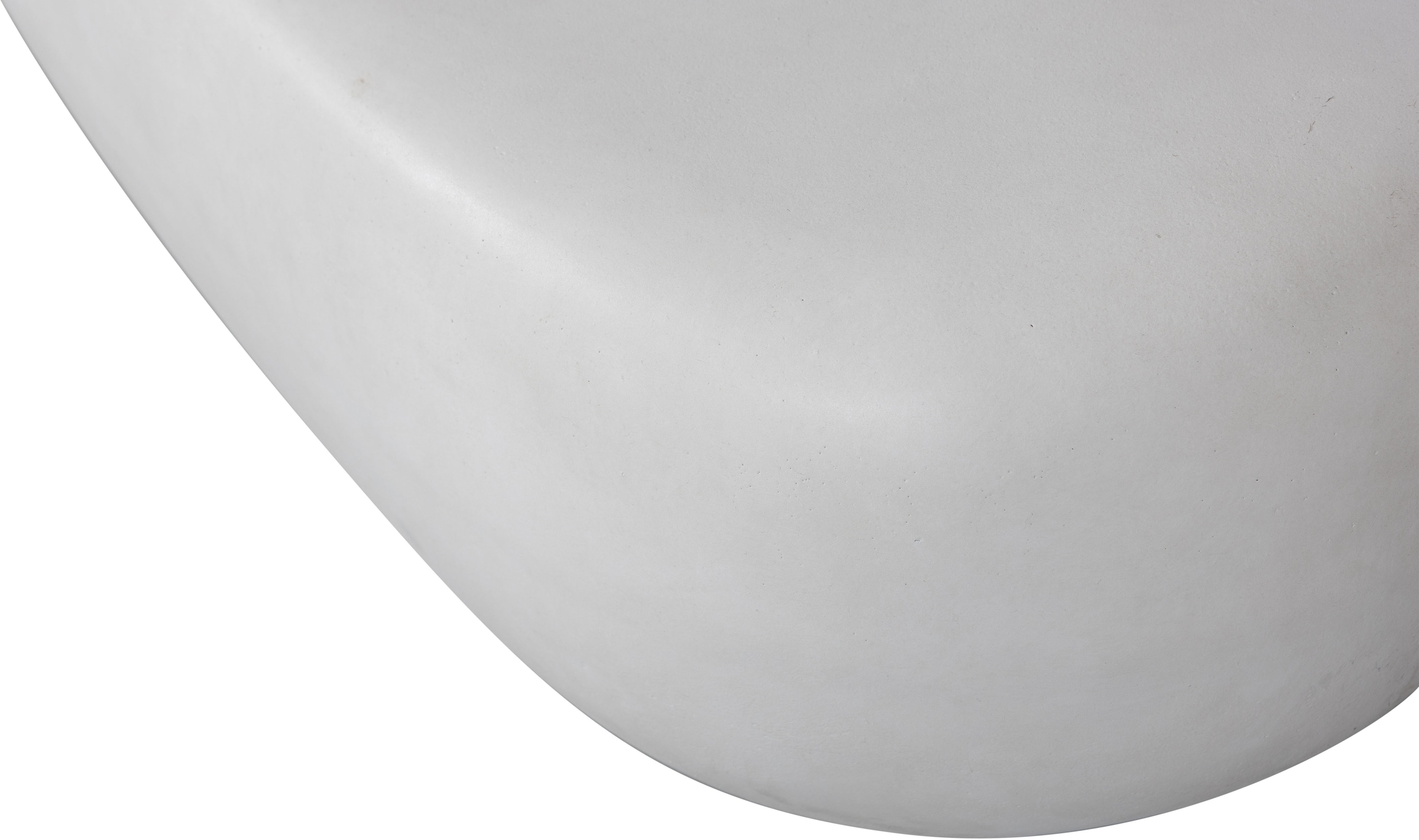 WOOOD Couchtisch »Pebble aus Fiberclay mit abgerundeter organischer Form« Glasfaser-Ton-Verbund, Tragkraft 90 kg, ausschliesslich Innenbereich