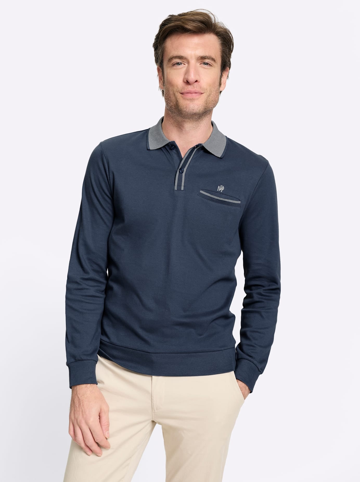 Marco Donati Polo »Langarm-Shirt« 1