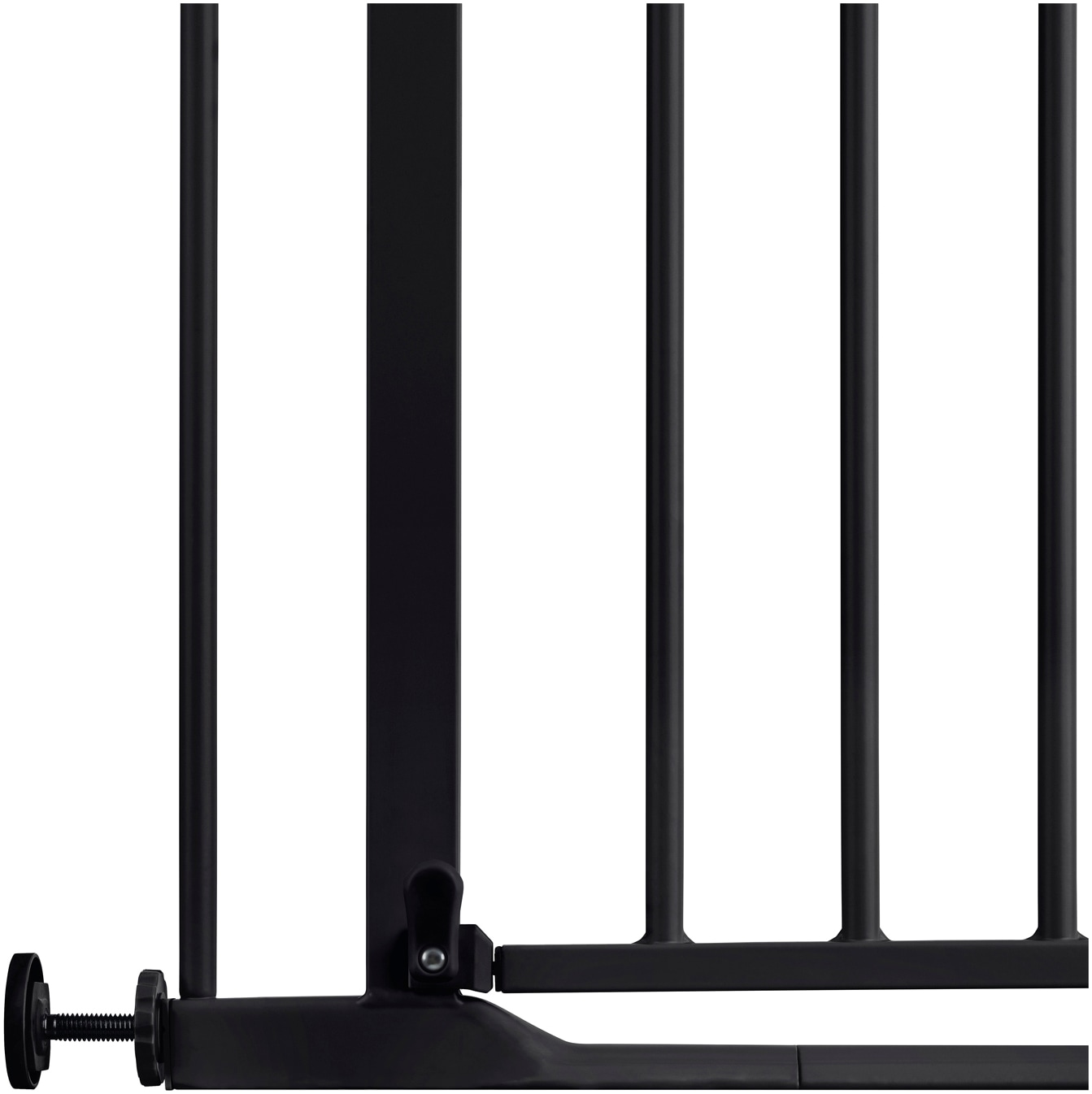 Hauck Türschutzgitter »Clear Step 2, Black« auch als Treppenschutzgitter verwendbar; 75-80 cm, flacher Durchgang