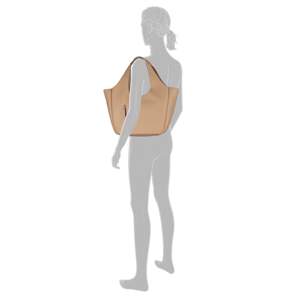 TOM TAILOR Shopper »Analisa« Formes nettes et motif de trous logo pour un look moderne avec caractère
