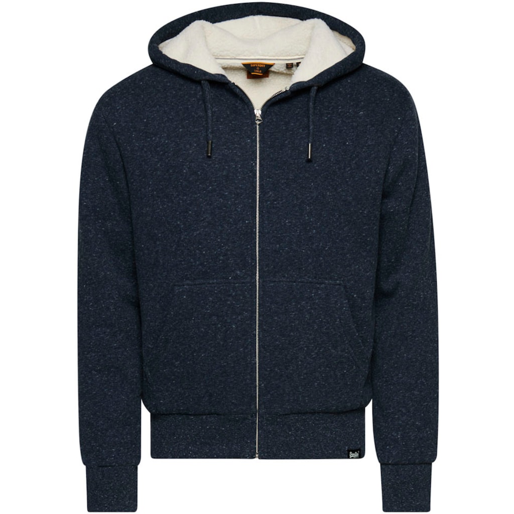 Superdry Kapuzensweatjacke »SD-BORG LINED ZIP HOOD«