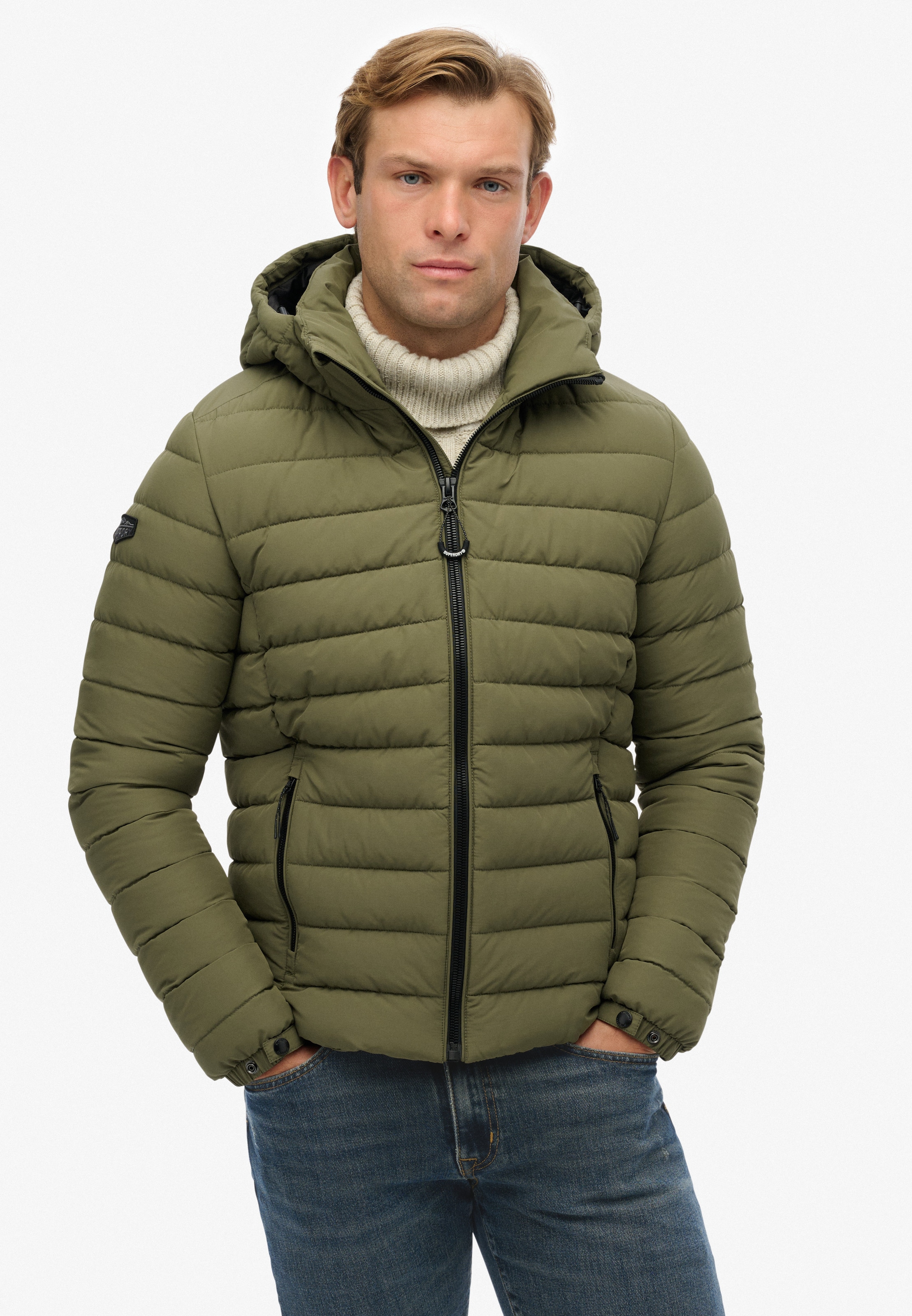 Image of Superdry Steppjacke "HOODED FUJI PADDED JACKET" mit Kapuze