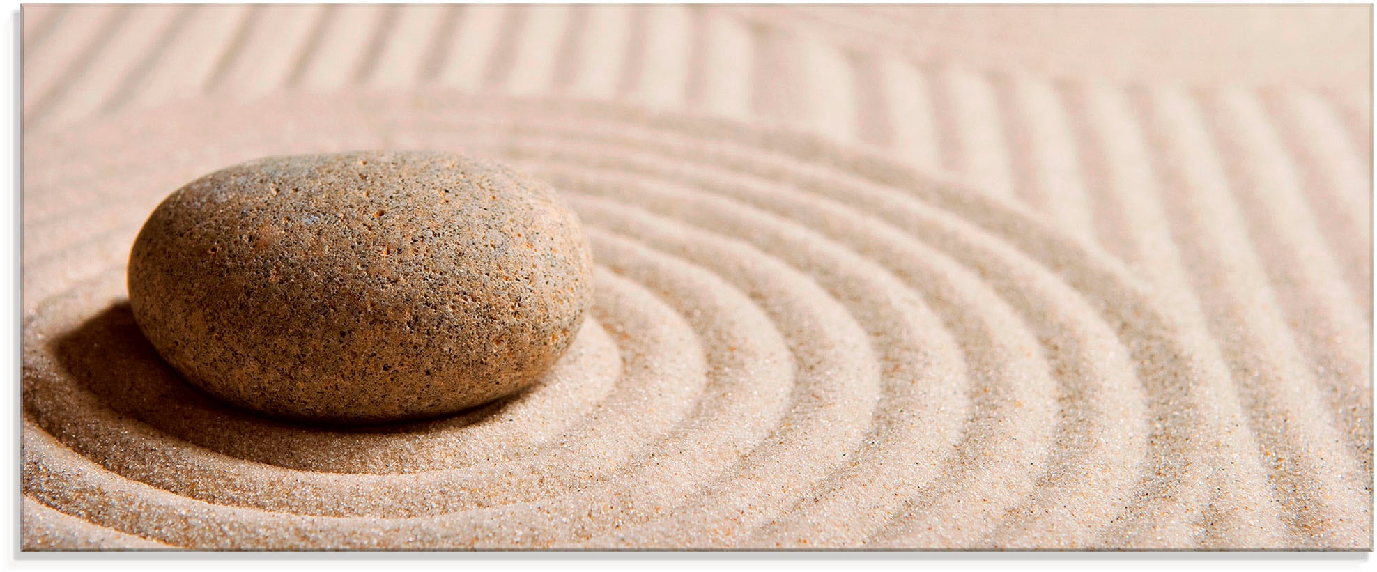 Image of Artland Glasbild "Mini Zen Garten - Sand" Zen 1 Stk. tlg. in verschiedenen Grössen