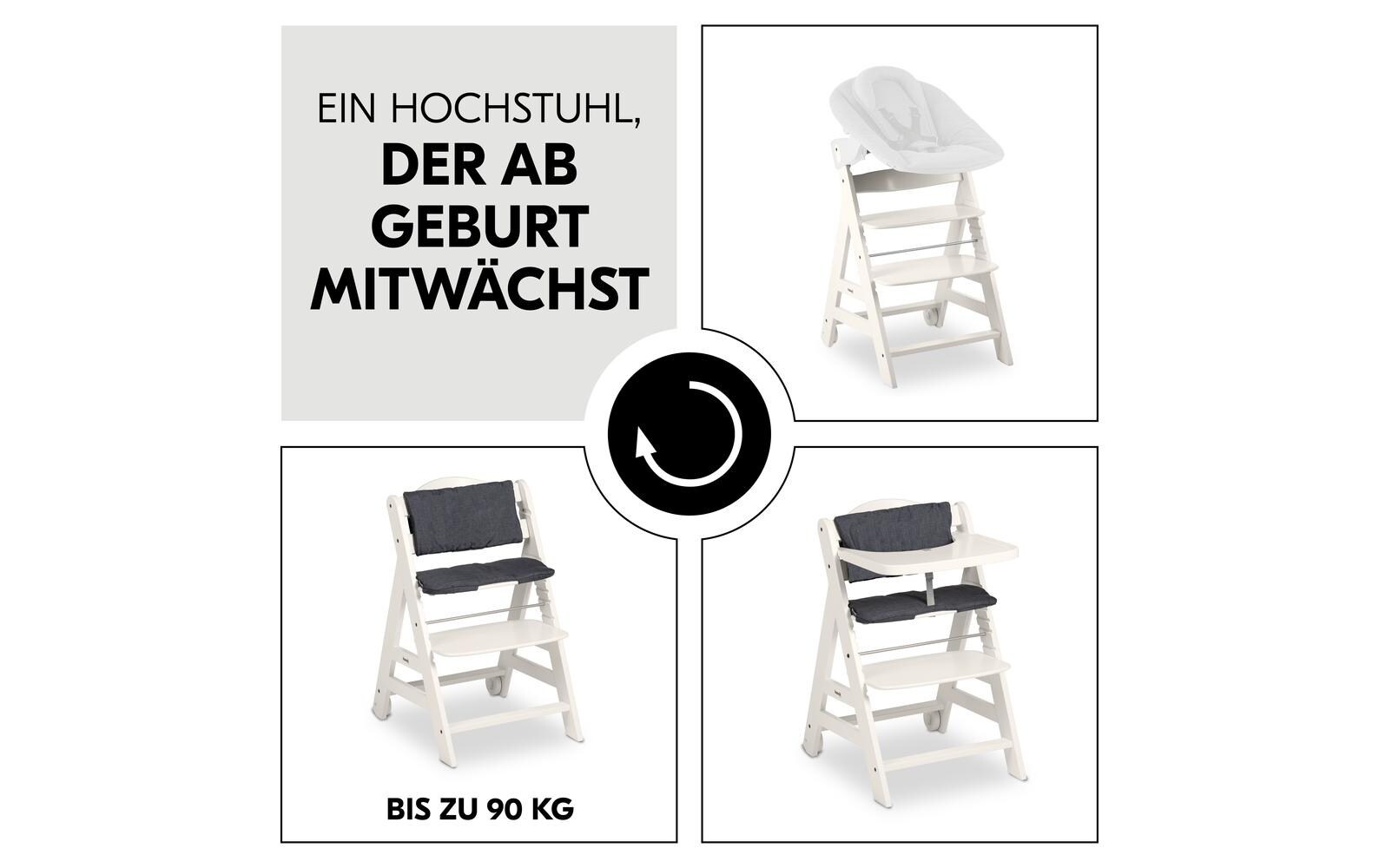 Hauck Hochstuhl »Beta+ White« ()
