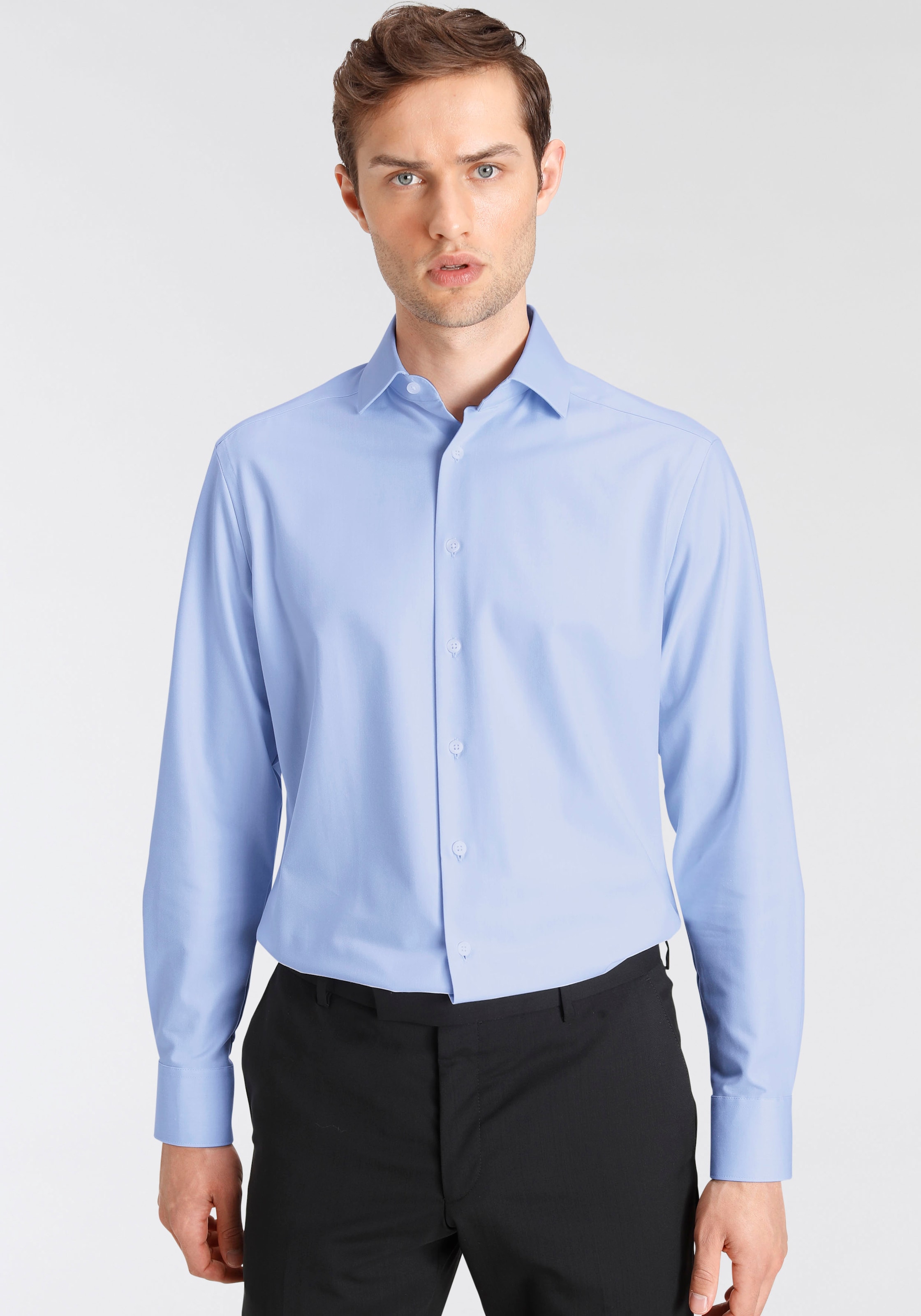 Image of OLYMP Businesshemd "Luxor modern fit" Comfort Stretch, Climate Control